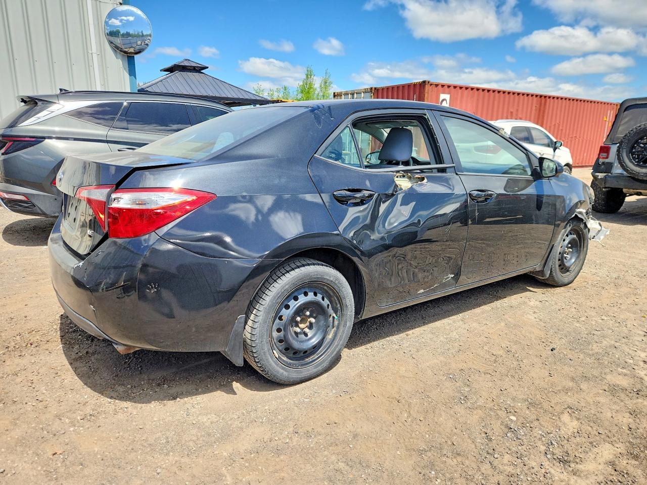2014 Toyota Corolla L Black vin: 2T1BURHE1EC180152