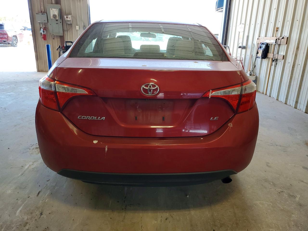 2014 Toyota Corolla Le Red vin: 2T1BURHE1EC182046