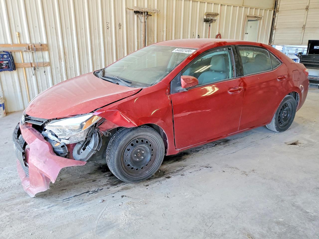 2014 Toyota Corolla Le Красный vin: 2T1BURHE1EC182046
