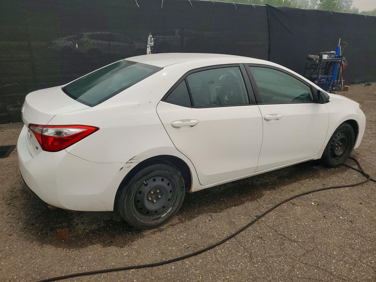 2014 Toyota Corolla Le White vin: 2T1BURHE1EC184203