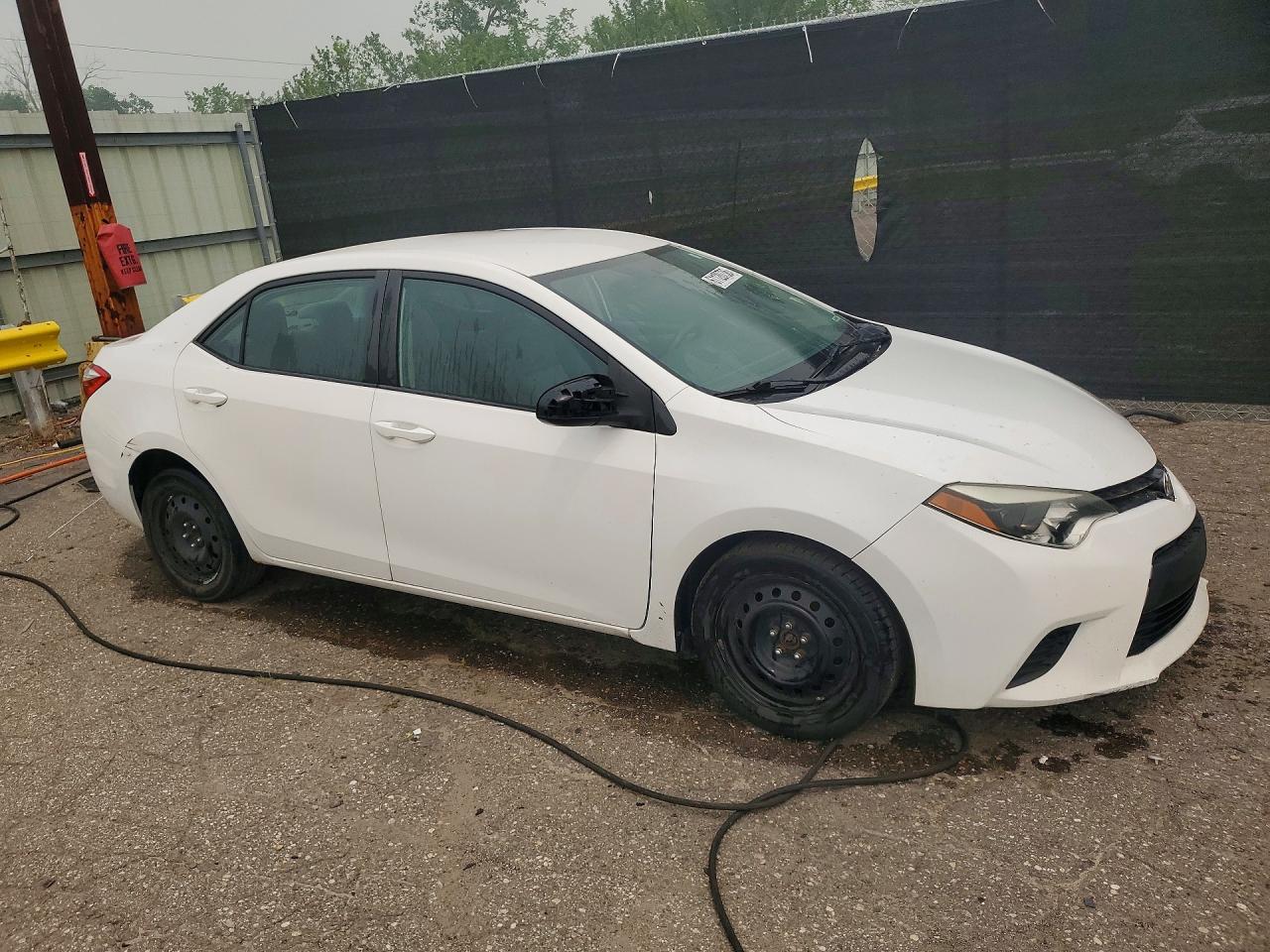2014 Toyota Corolla Le White vin: 2T1BURHE1EC184203
