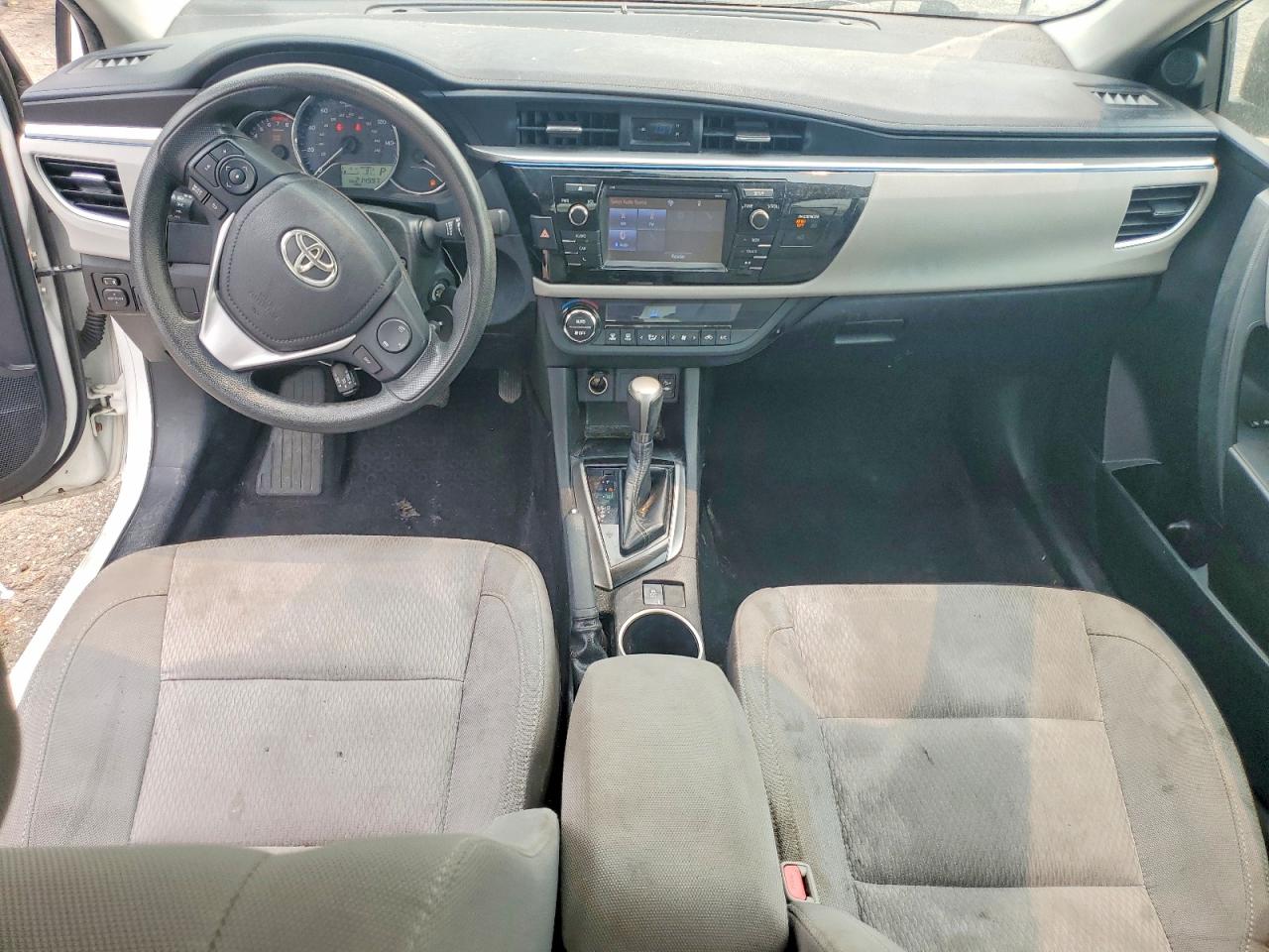 2014 Toyota Corolla Le White vin: 2T1BURHE1EC184203