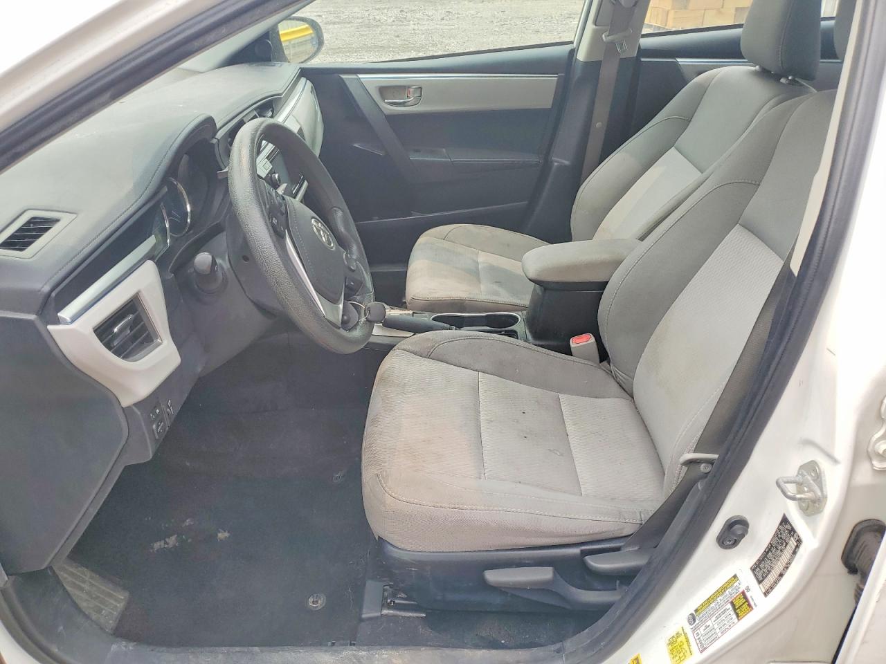 2014 Toyota Corolla Le White vin: 2T1BURHE1EC184203