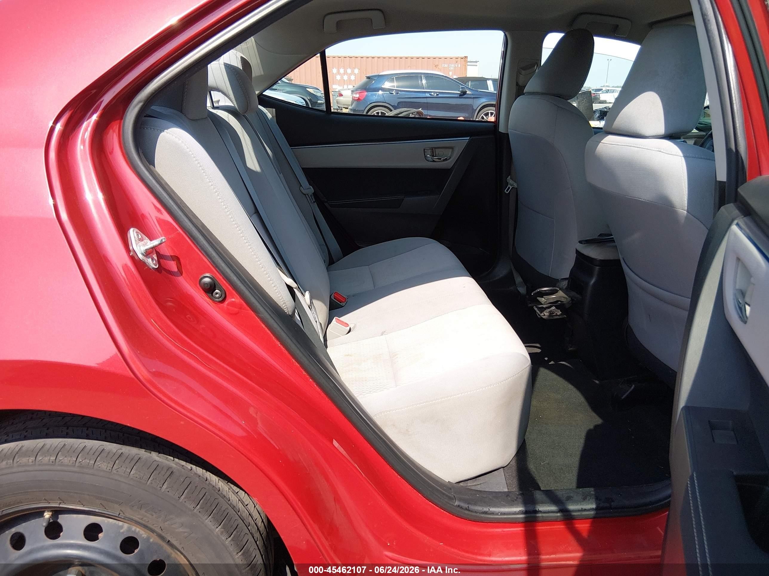 2014 Toyota Corolla Le Red vin: 2T1BURHE1EC185240