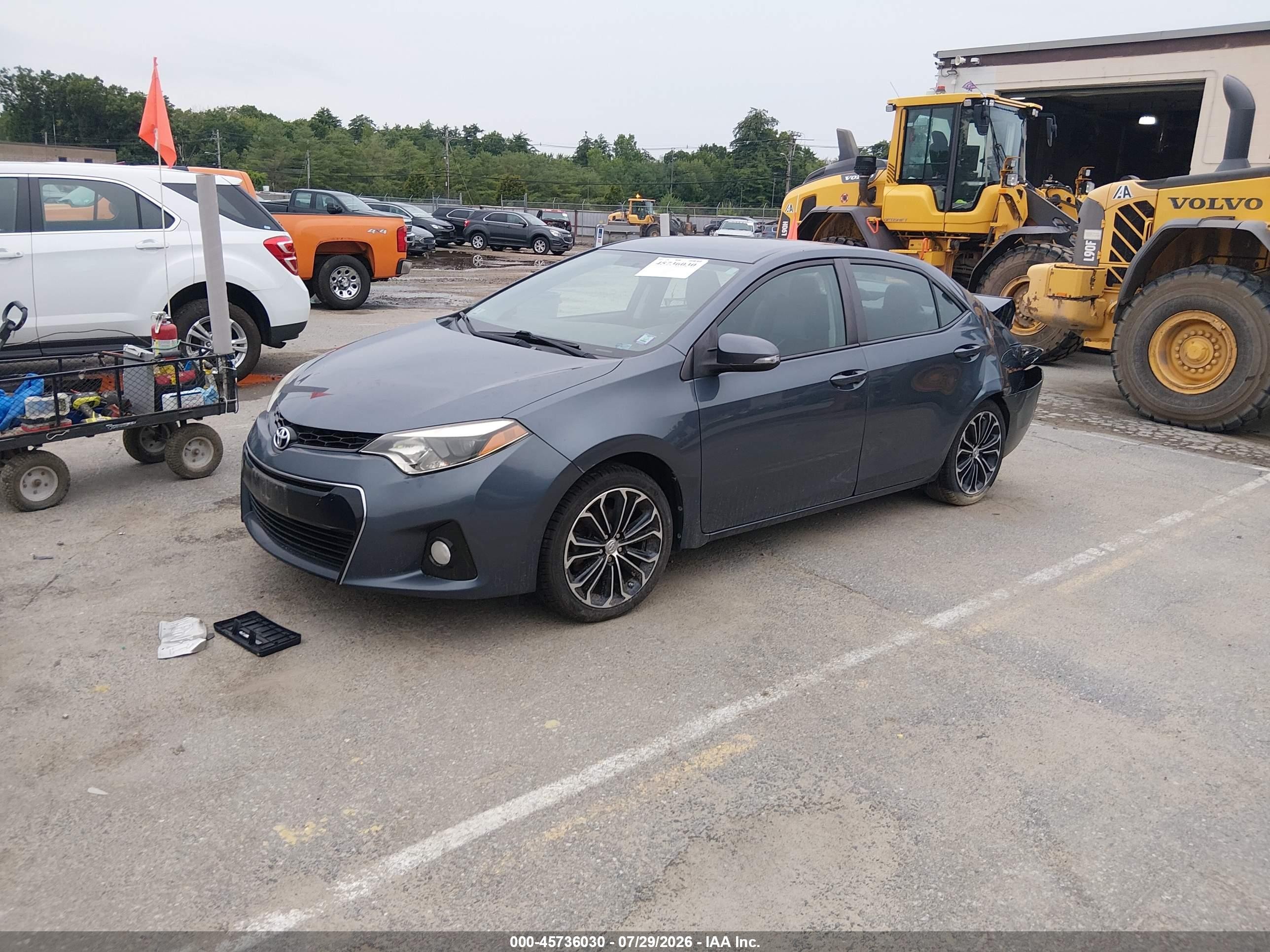 2014 Toyota Corolla S Plus Бирюзовый vin: 2T1BURHE1EC187067