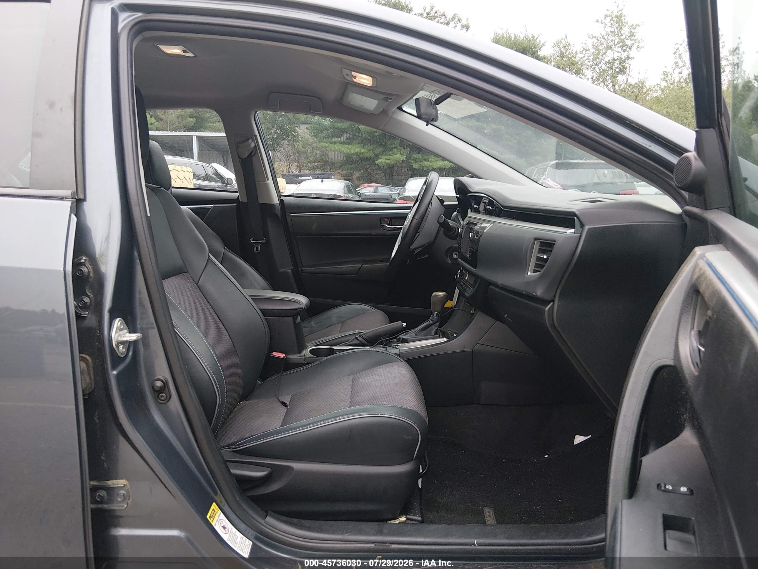 2014 Toyota Corolla S Plus Бирюзовый vin: 2T1BURHE1EC187067