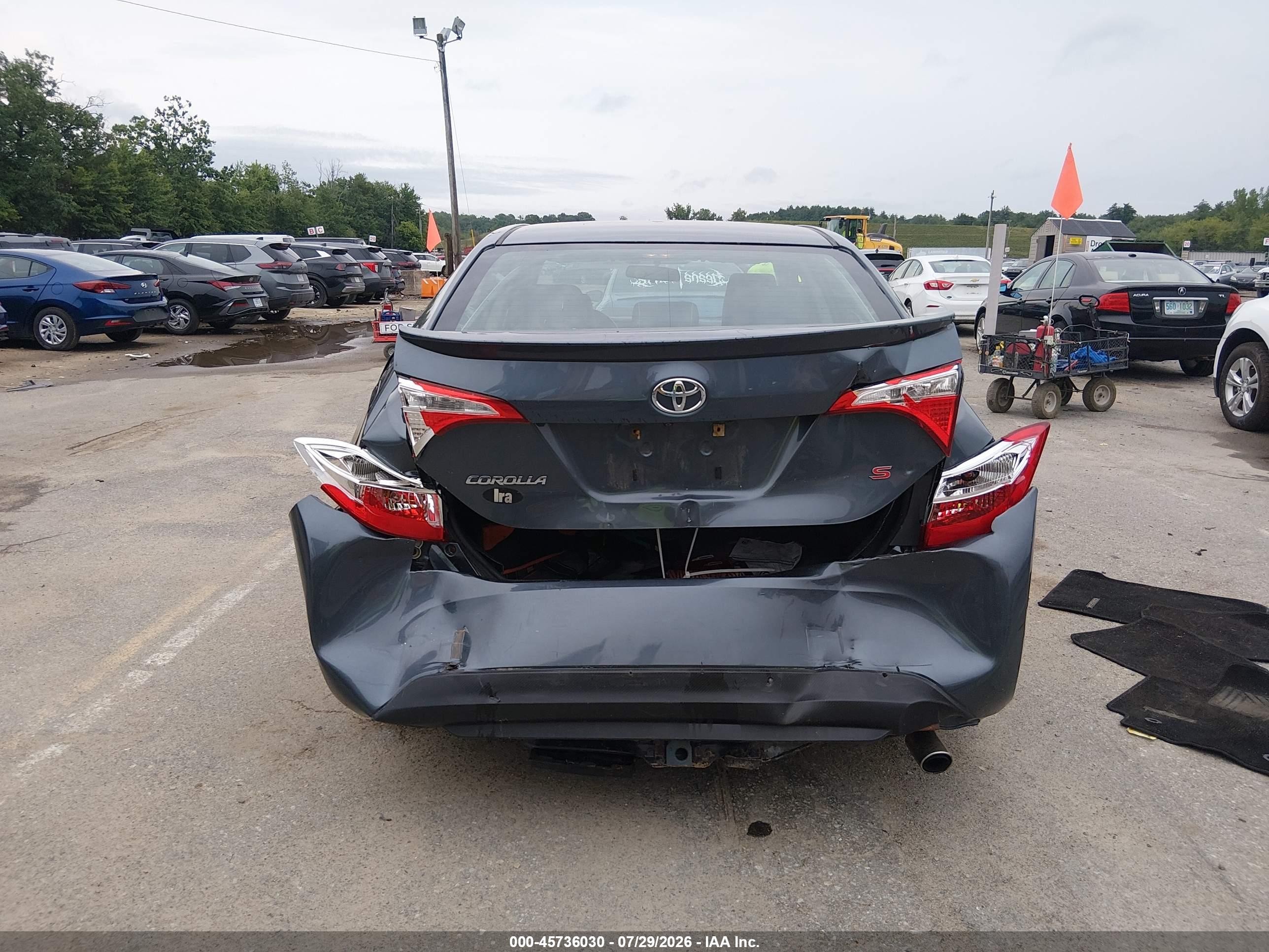 2014 Toyota Corolla S Plus Бирюзовый vin: 2T1BURHE1EC187067