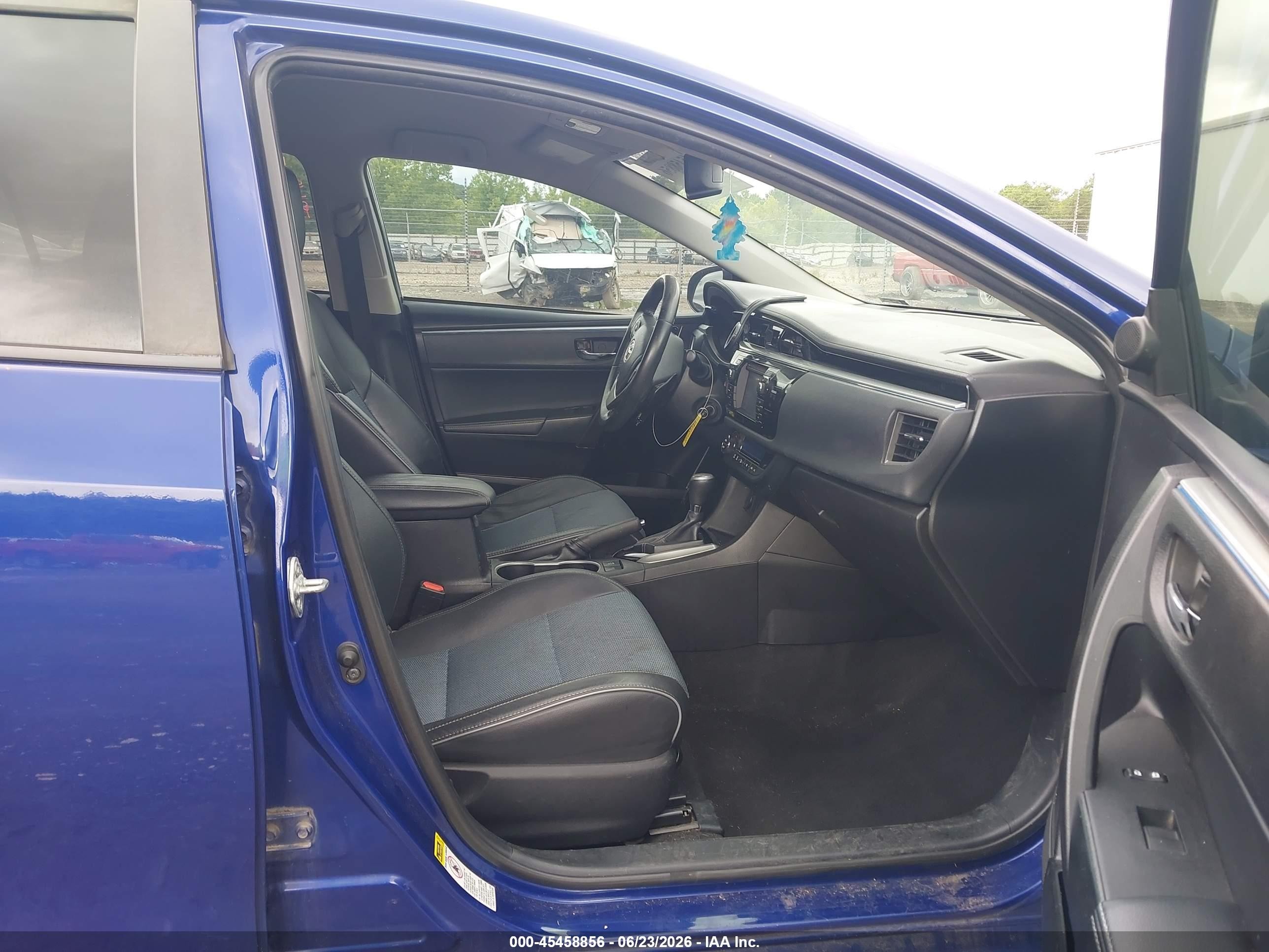 2014 Toyota Corolla S Plus Синий vin: 2T1BURHE1EC196223