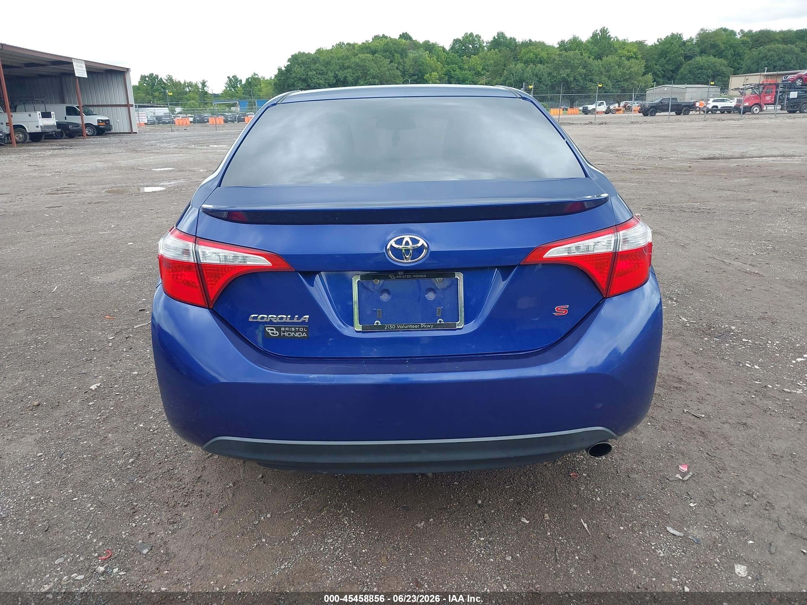 2014 Toyota Corolla S Plus Синий vin: 2T1BURHE1EC196223