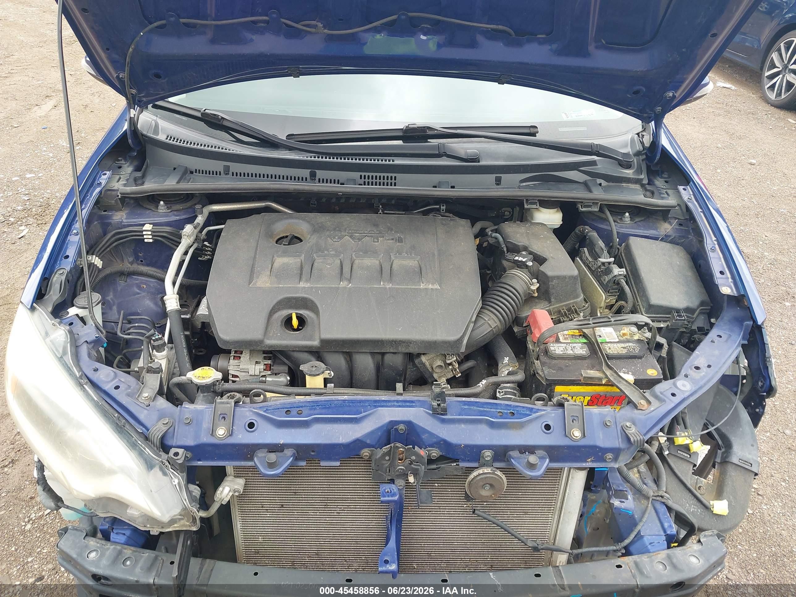 2014 Toyota Corolla S Plus Синий vin: 2T1BURHE1EC196223