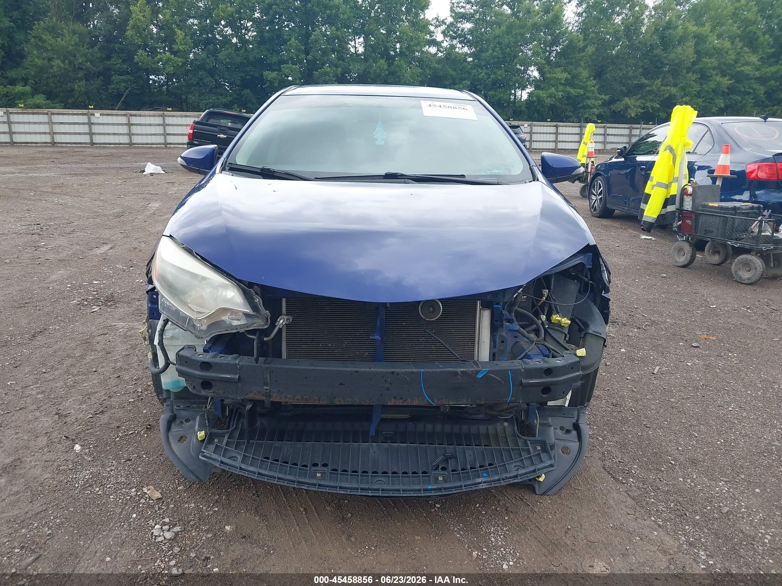 2014 Toyota Corolla S Plus Синий vin: 2T1BURHE1EC196223