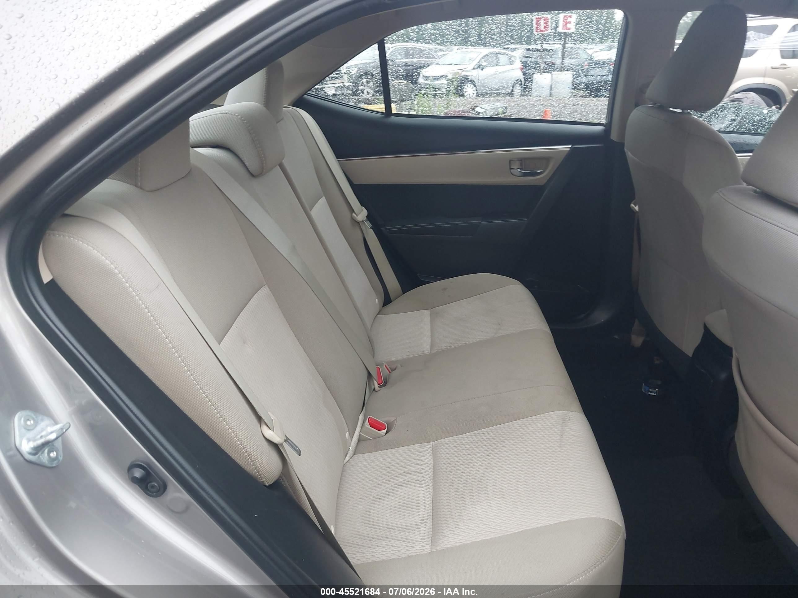 2014 Toyota Corolla Le Gray vin: 2T1BURHE1EC196299