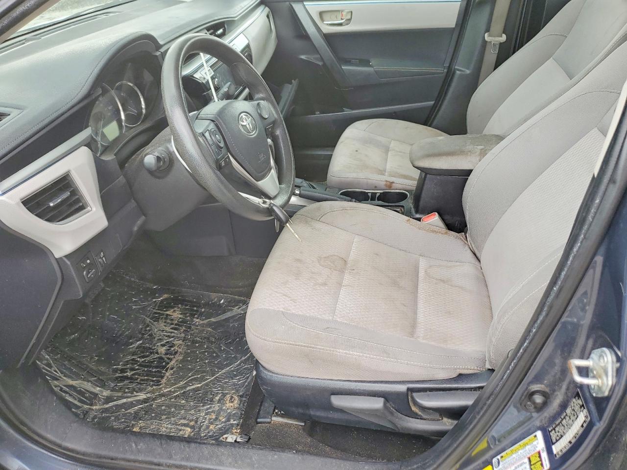 2014 Toyota Corolla Le Gray vin: 2T1BURHE1EC197601