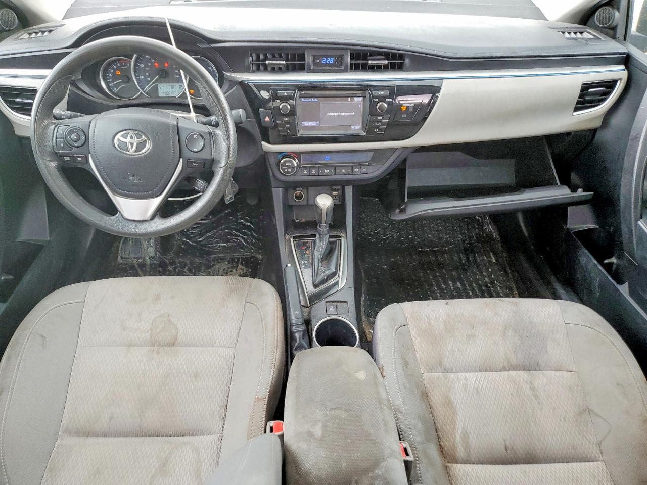 2014 Toyota Corolla Le Gray vin: 2T1BURHE1EC197601