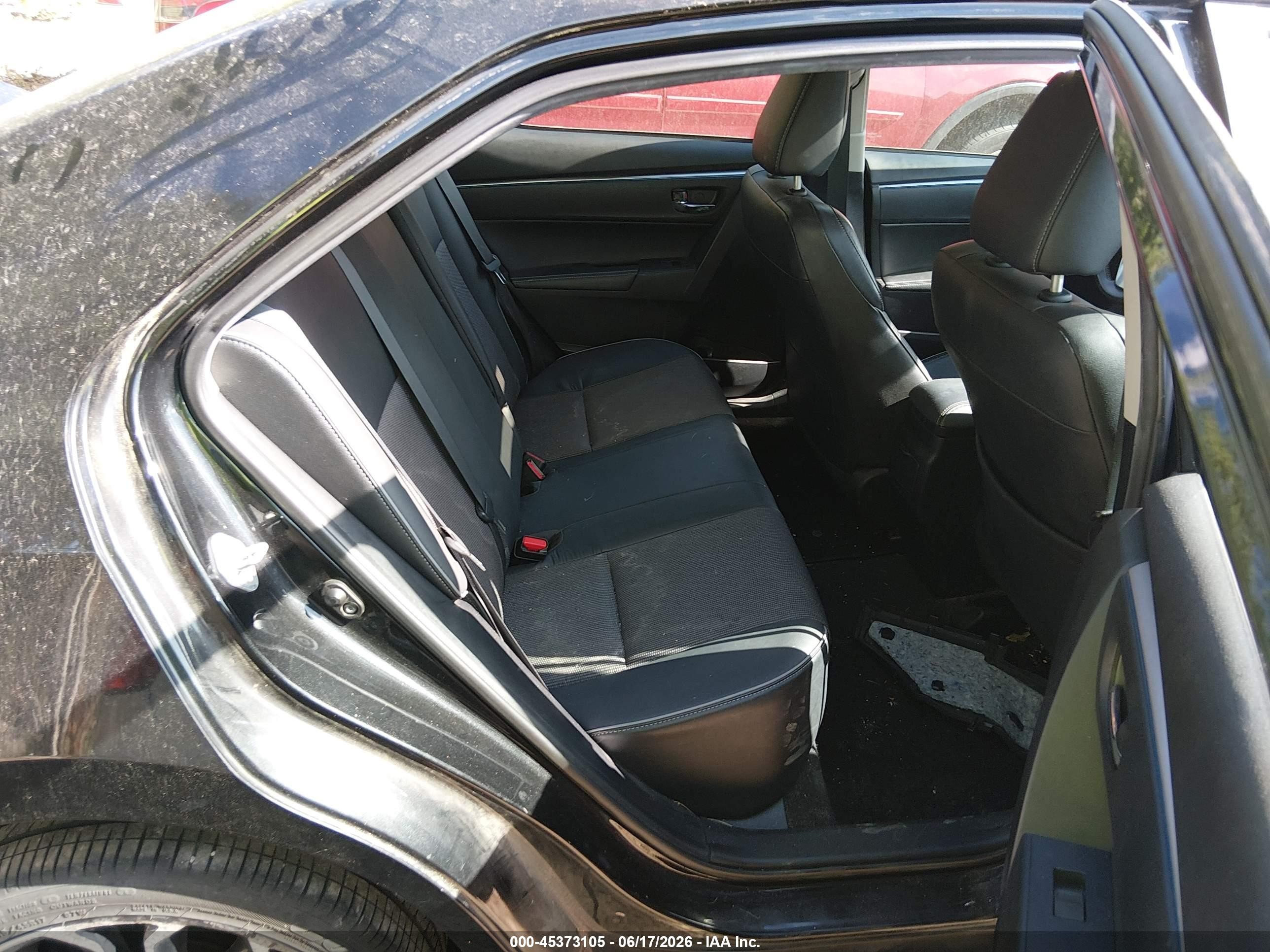 2014 Toyota Corolla S Plus Black vin: 2T1BURHE1EC201968