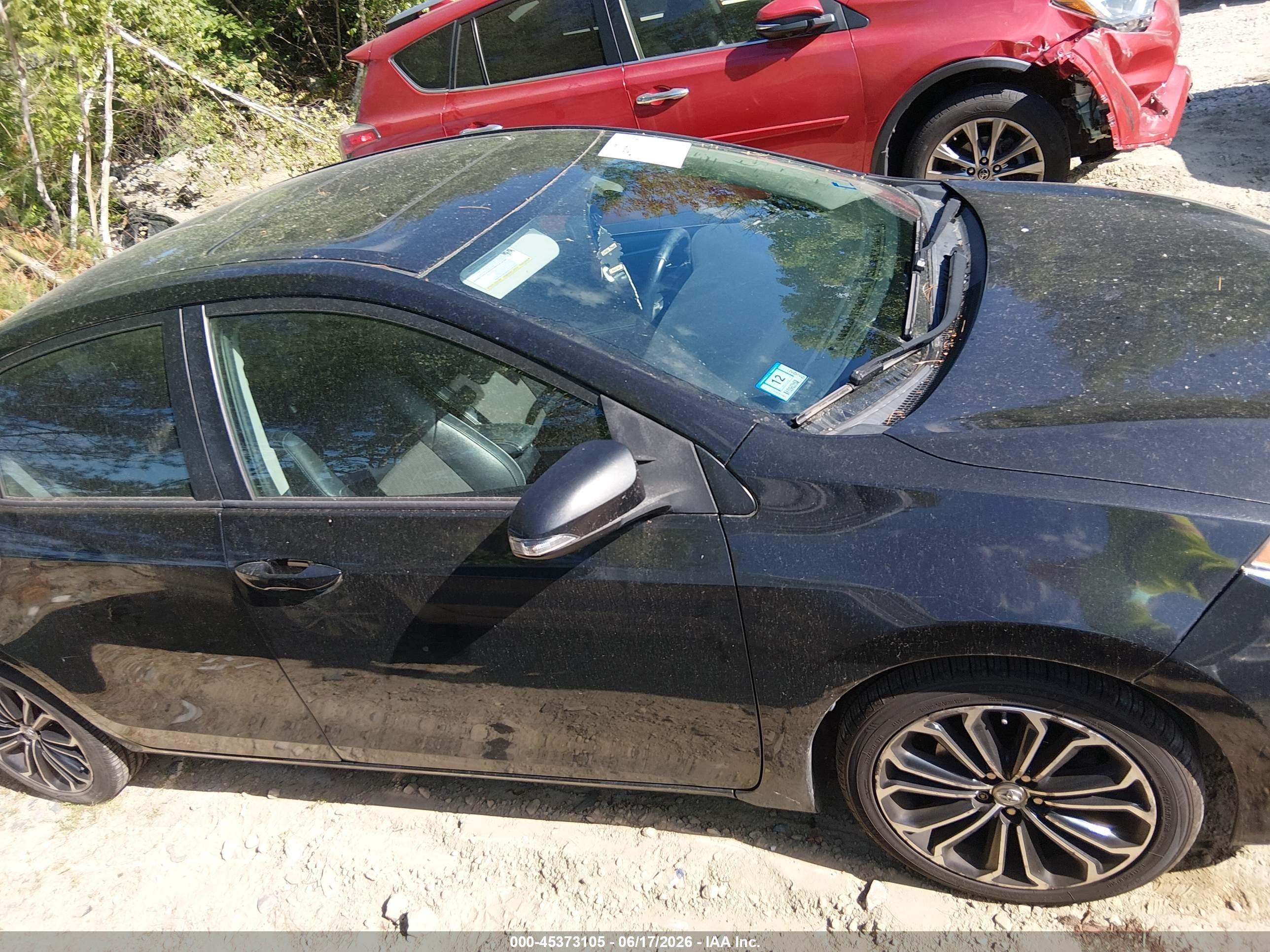 2014 Toyota Corolla S Plus Black vin: 2T1BURHE1EC201968