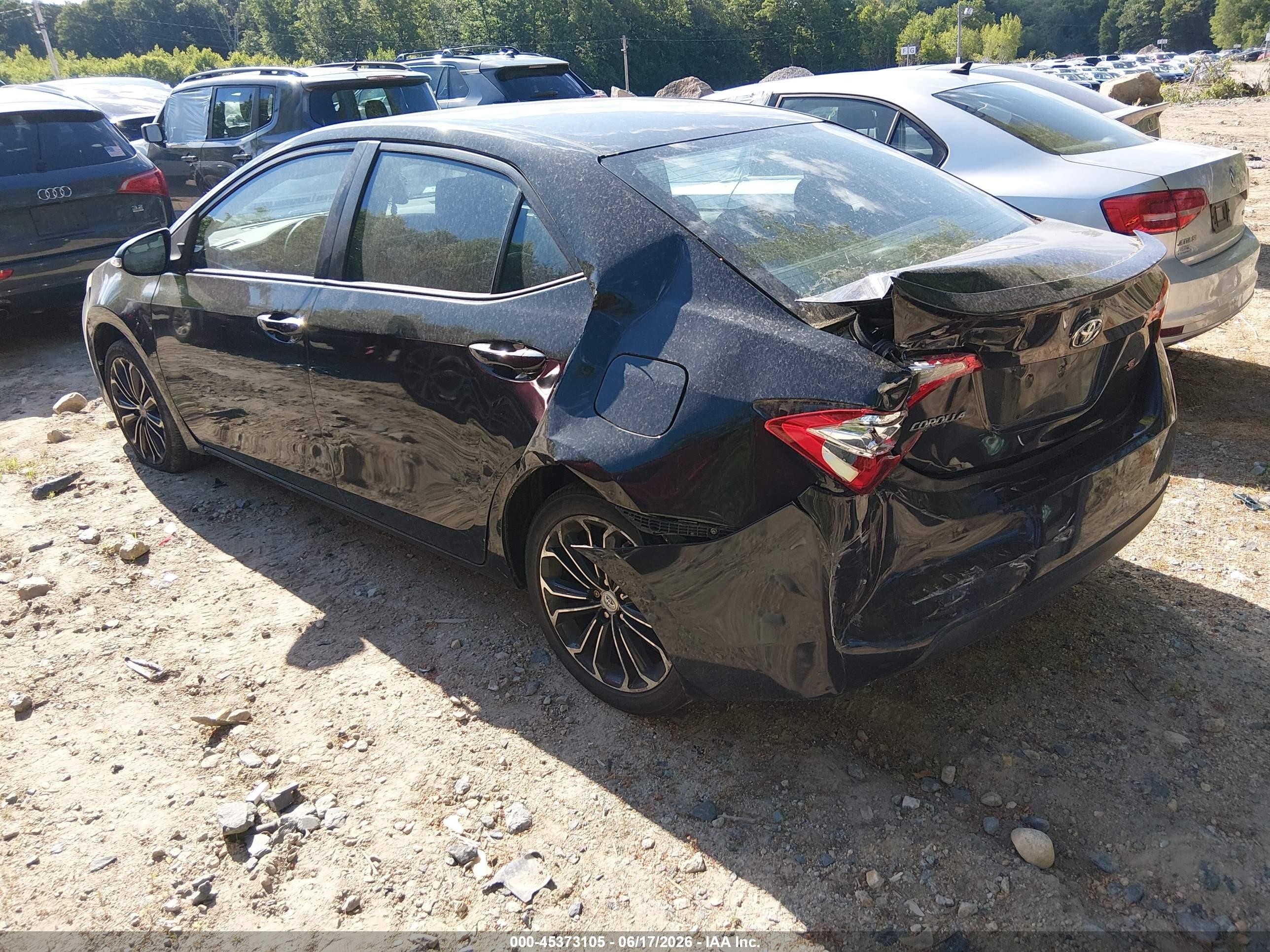 2014 Toyota Corolla S Plus Black vin: 2T1BURHE1EC201968