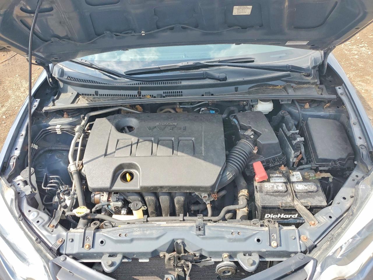 2014 Toyota Corolla Le Gray vin: 2T1BURHE1EC207477