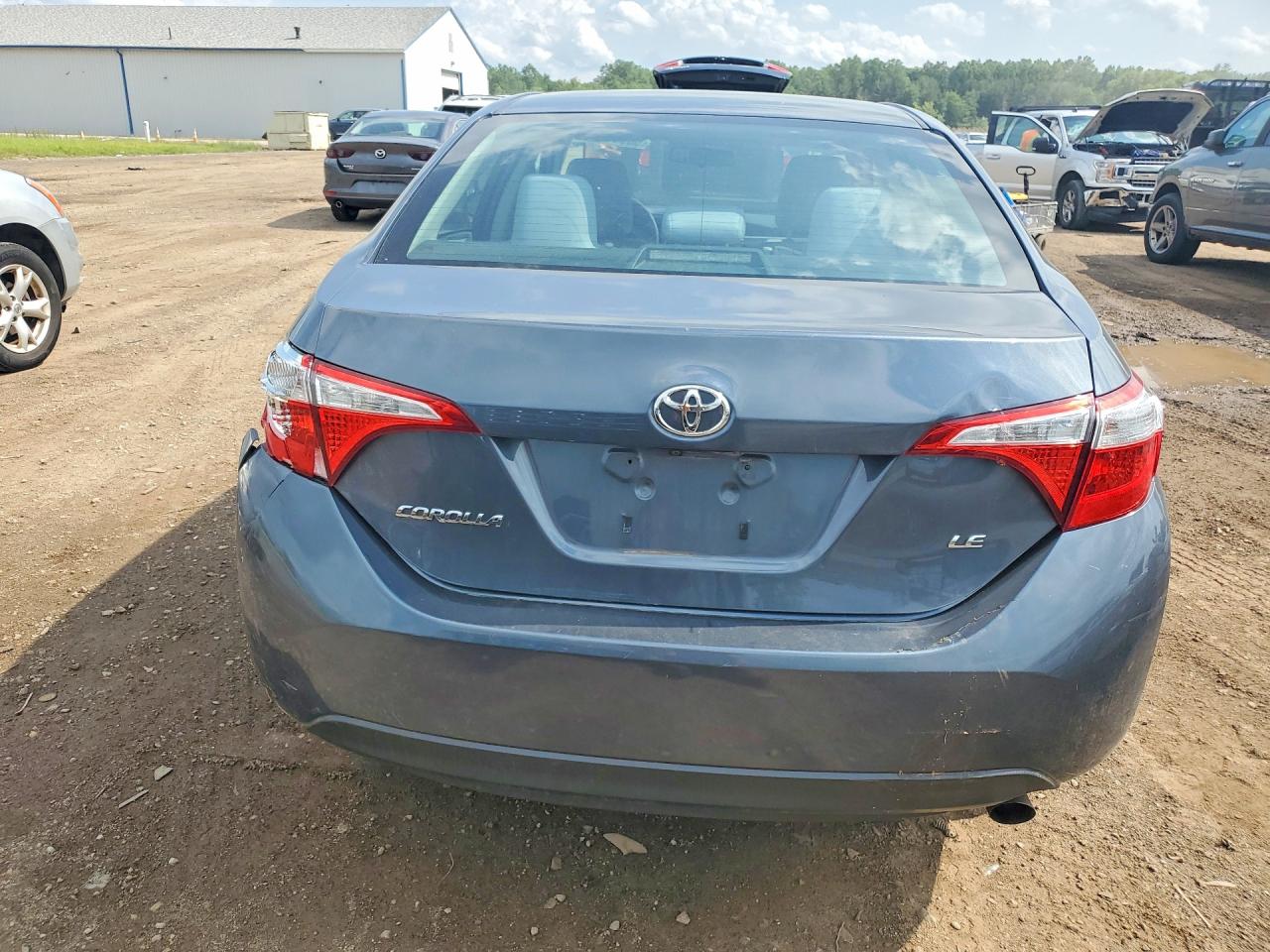 2014 Toyota Corolla Le Gray vin: 2T1BURHE1EC207477