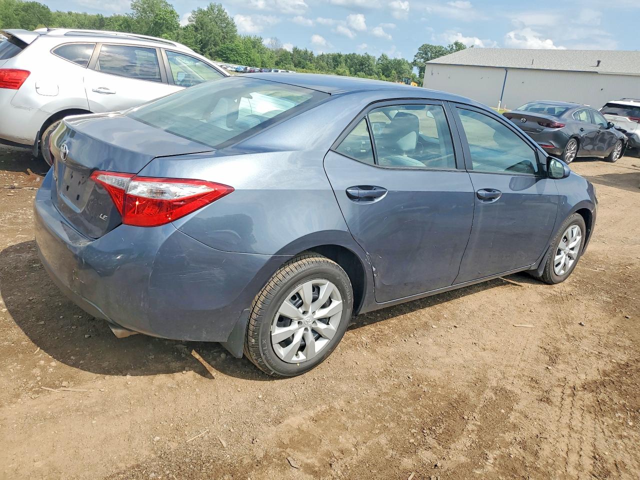 2014 Toyota Corolla Le Gray vin: 2T1BURHE1EC207477