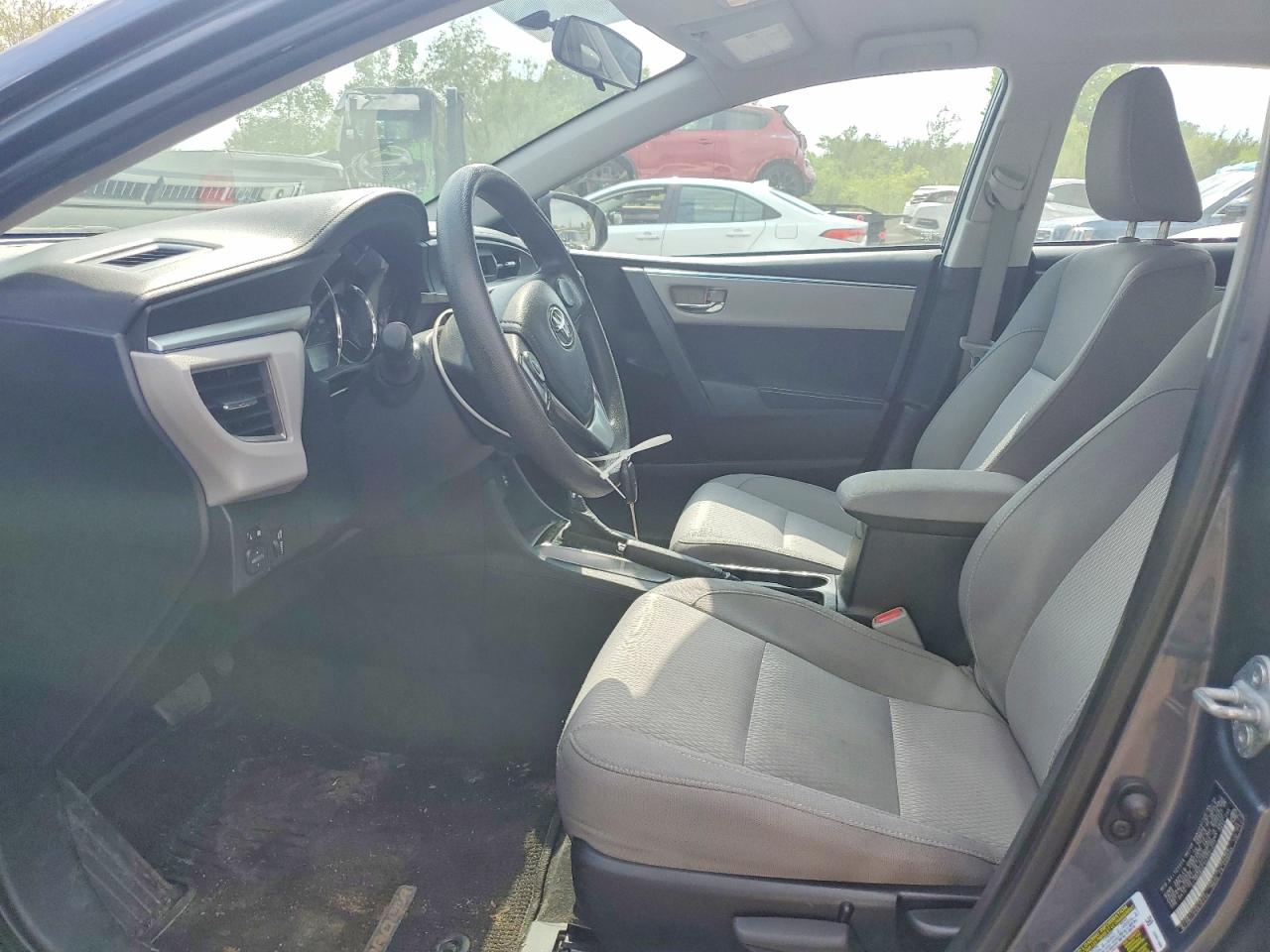 2014 Toyota Corolla Le Gray vin: 2T1BURHE1EC207477