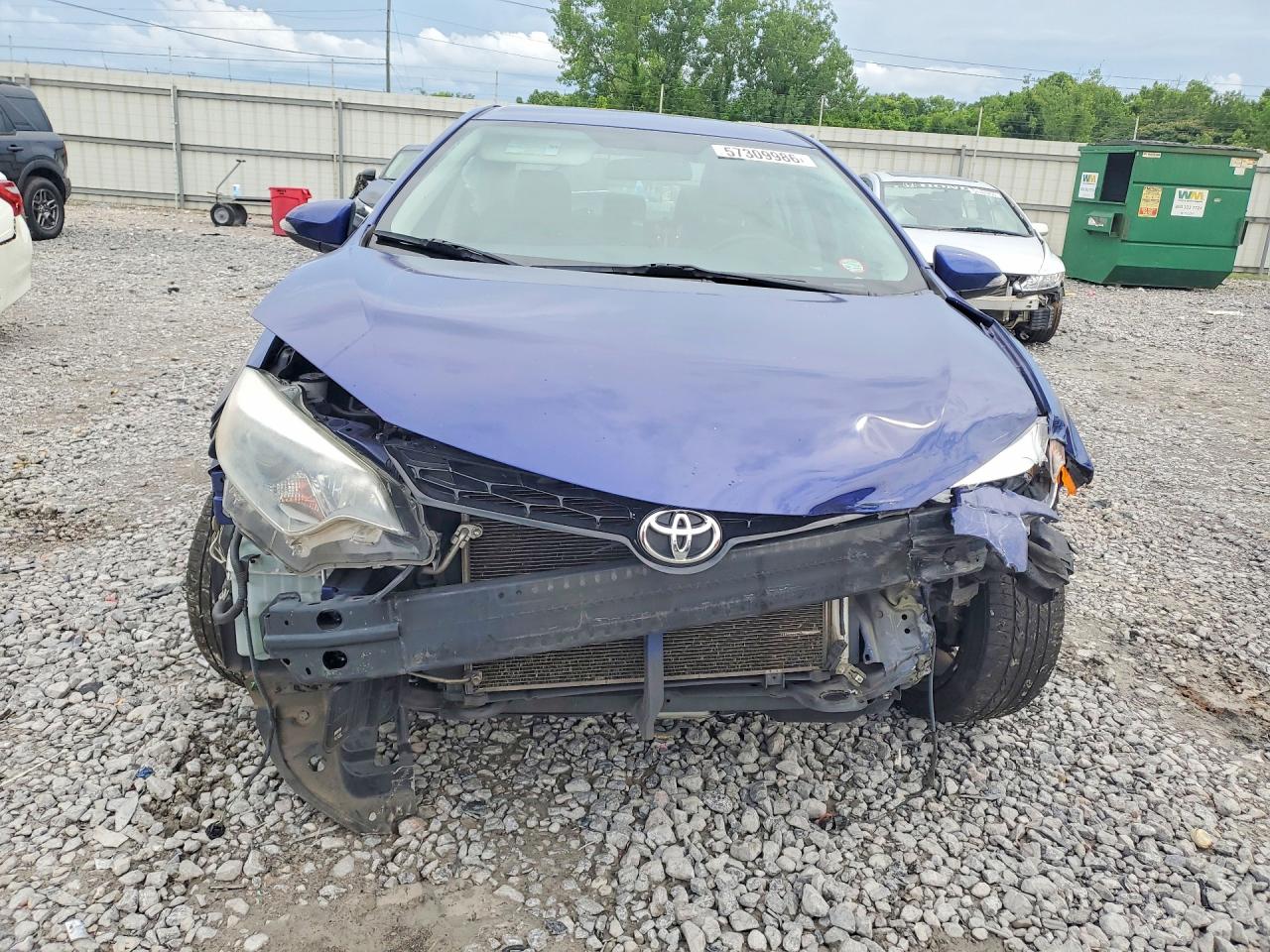 2014 Toyota Corolla L/le/le Plus Blue vin: 2T1BURHE1EC213845