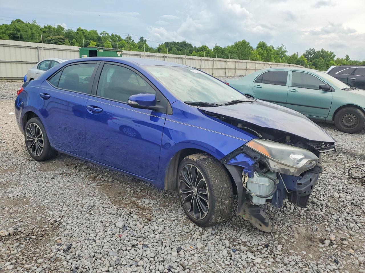 2014 Toyota Corolla L/le/le Plus Blue vin: 2T1BURHE1EC213845