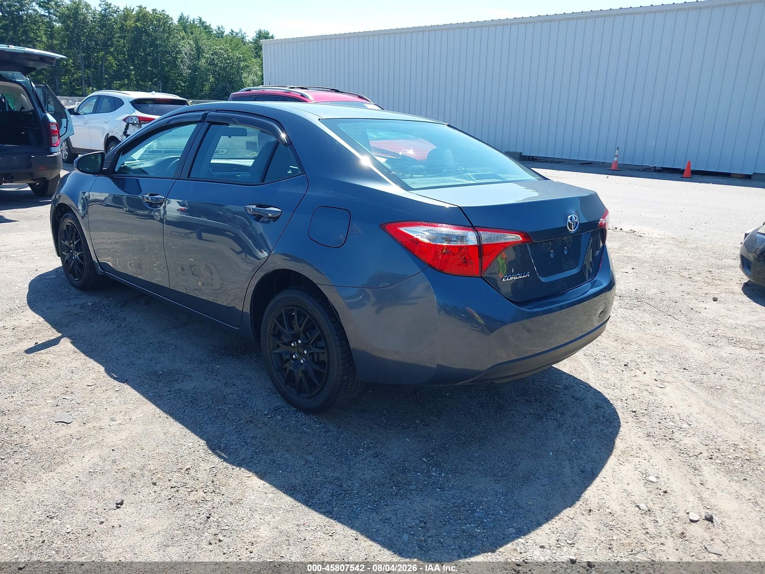 2014 Toyota Corolla Le Gray vin: 2T1BURHE1EC219869