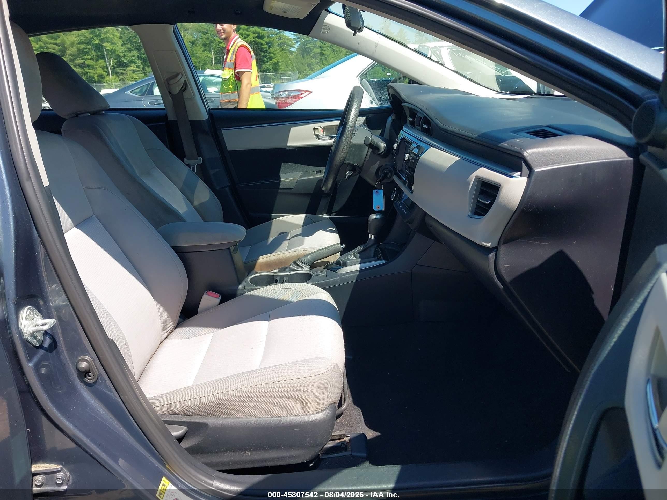 2014 Toyota Corolla Le Gray vin: 2T1BURHE1EC219869