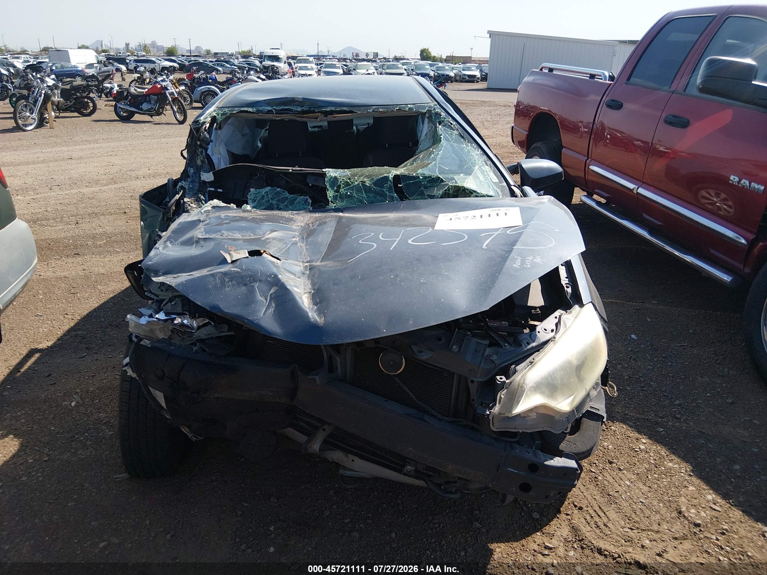 2014 Toyota Corolla L Синий vin: 2T1BURHE1EC221203