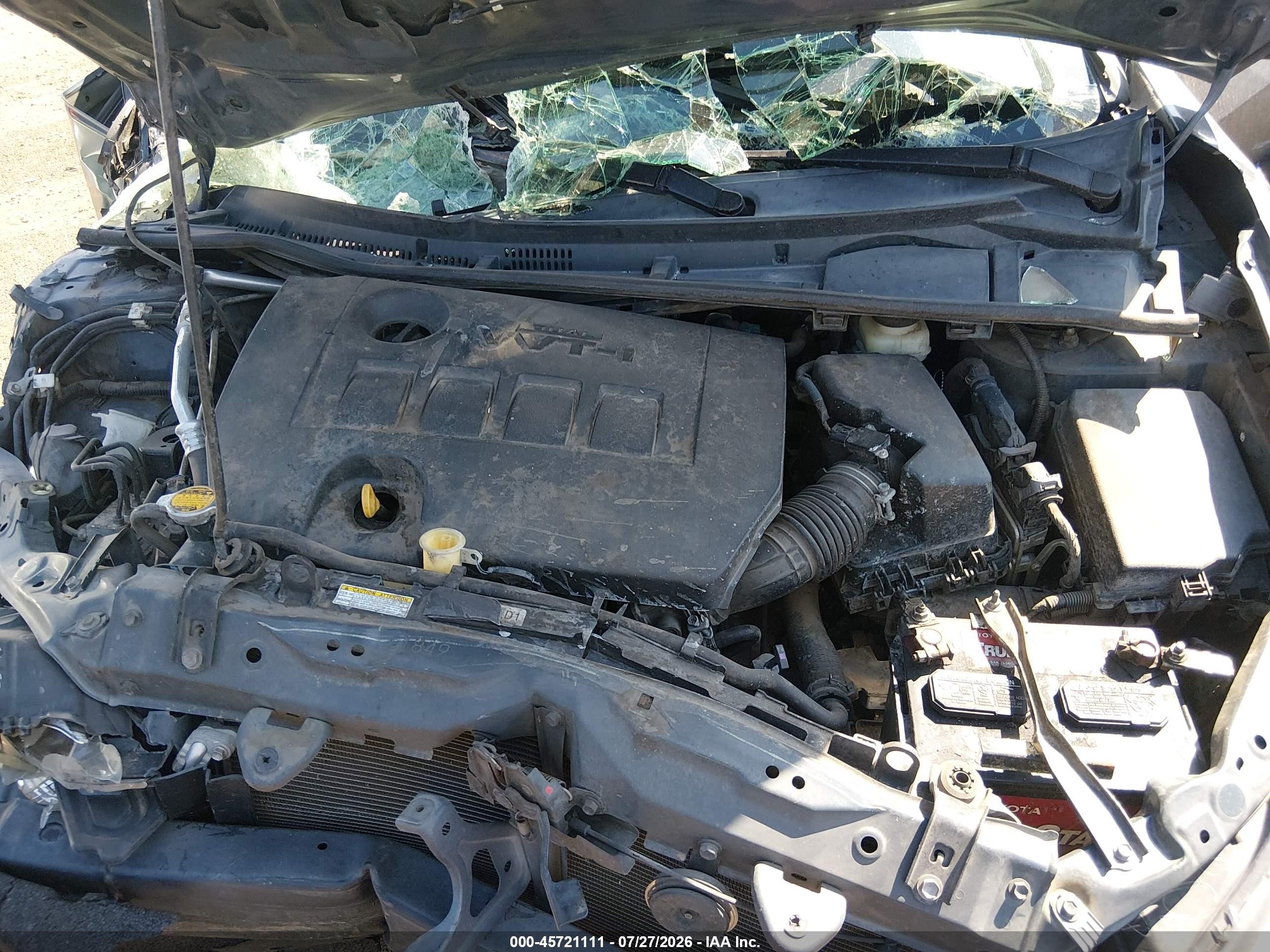 2014 Toyota Corolla L Синий vin: 2T1BURHE1EC221203