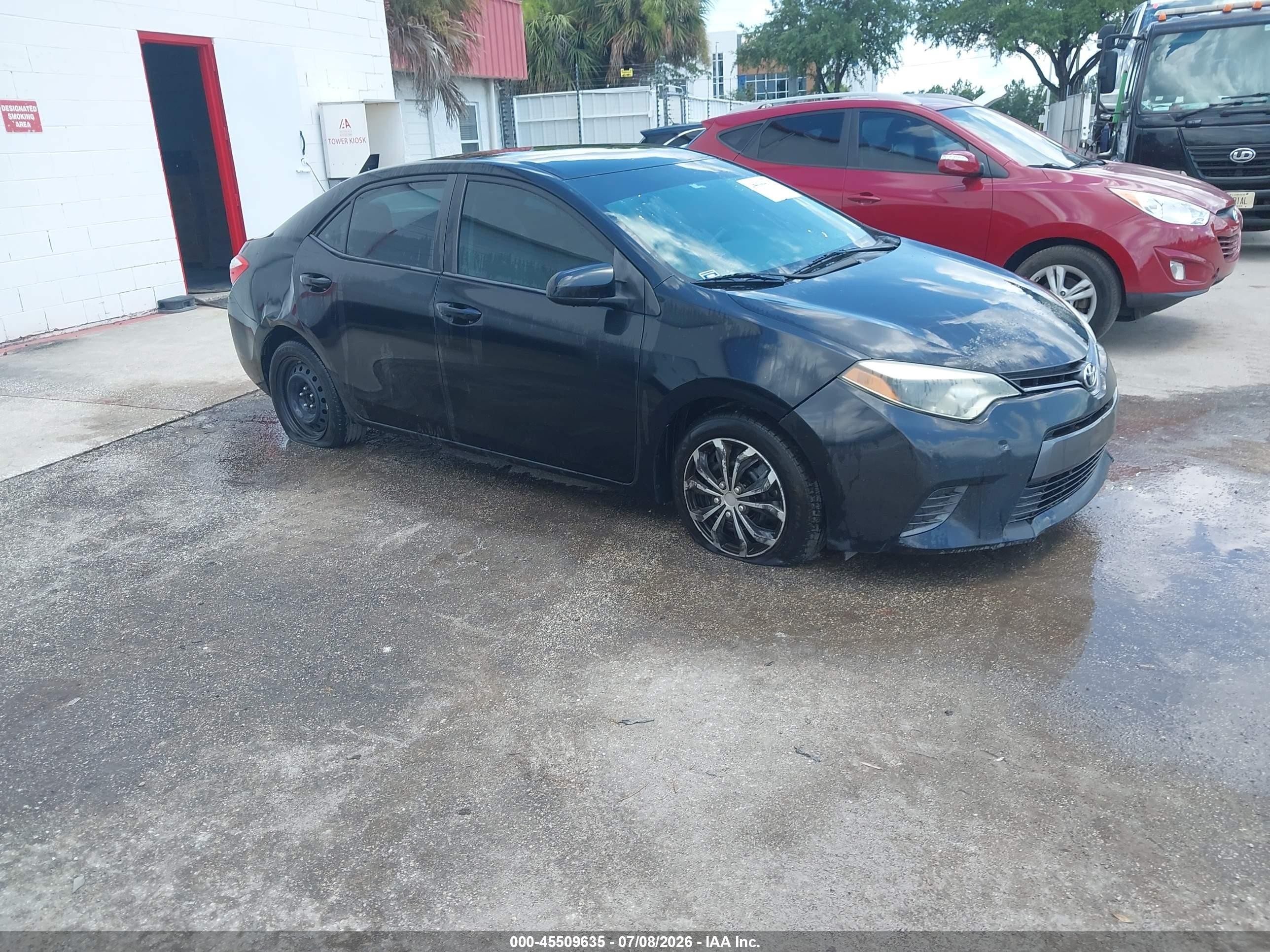 2015 Toyota Corolla Le Black vin: 2T1BURHE1FC233742