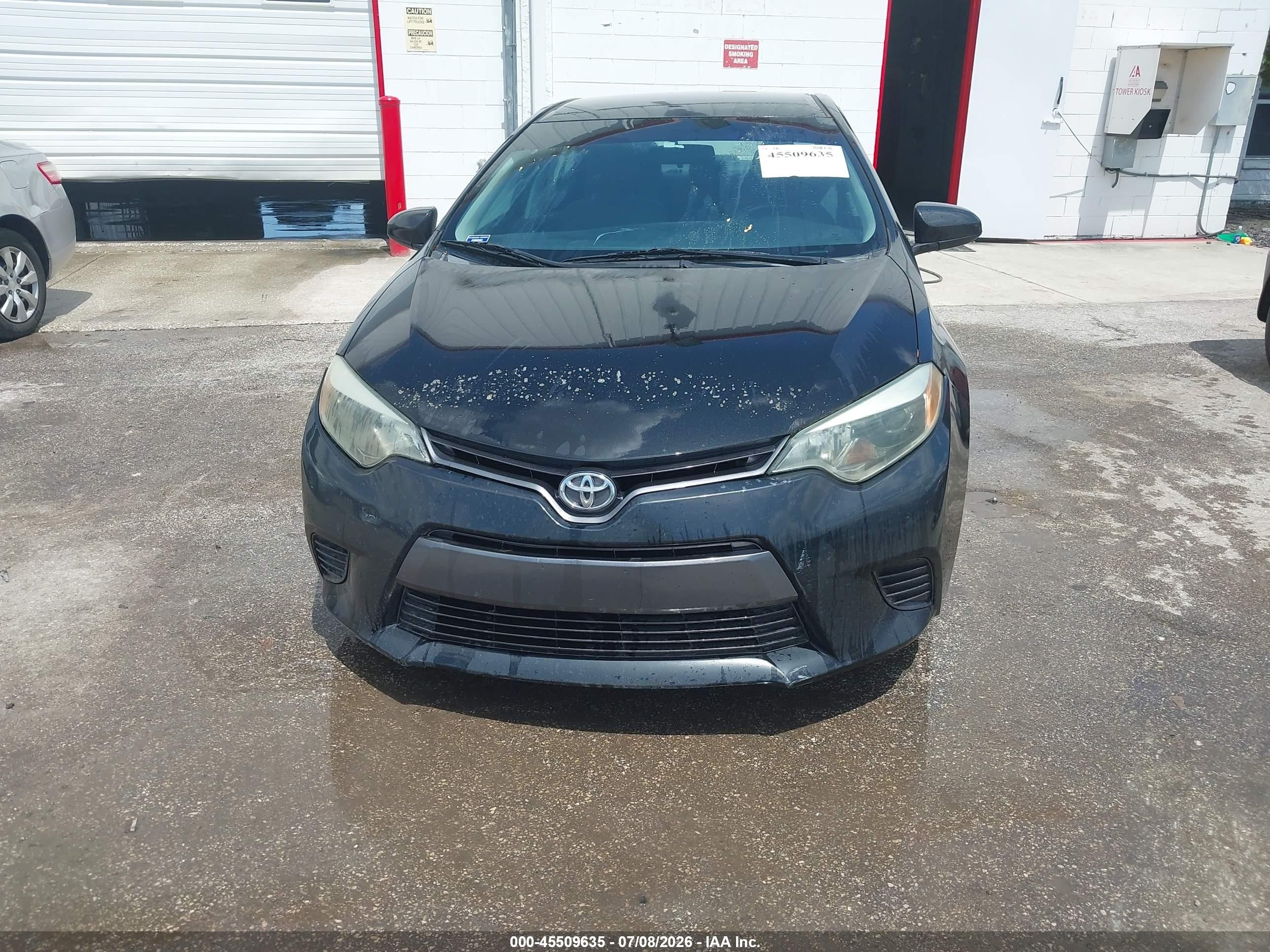 2015 Toyota Corolla Le Black vin: 2T1BURHE1FC233742