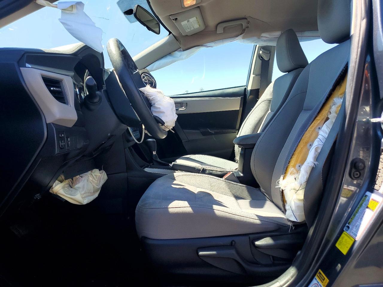 2015 Toyota Corolla Le Угольный vin: 2T1BURHE1FC237063