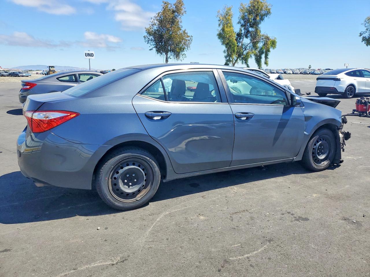 2015 Toyota Corolla Le Угольный vin: 2T1BURHE1FC237063