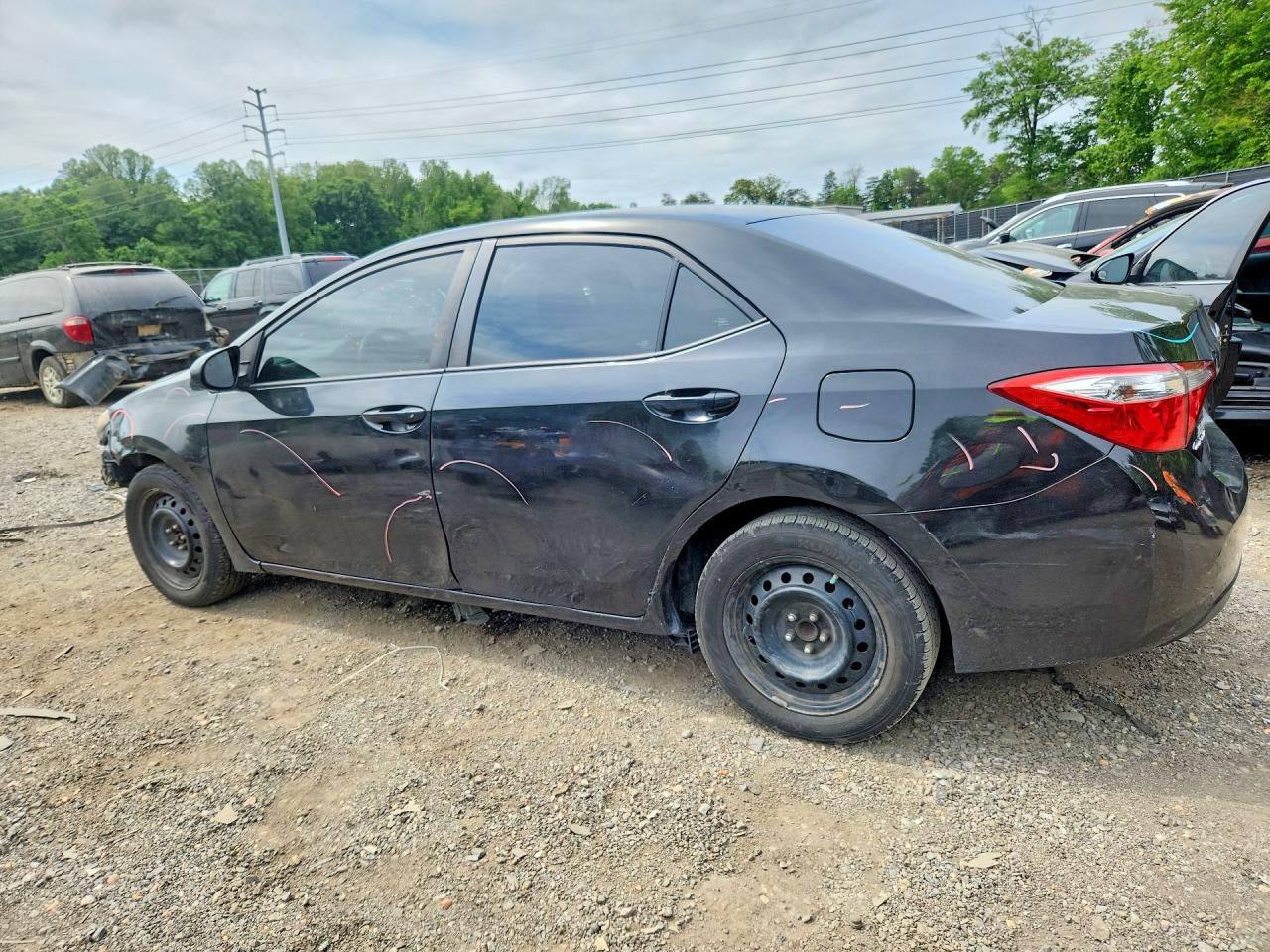 2015 Toyota Corolla Le Black vin: 2T1BURHE1FC245504