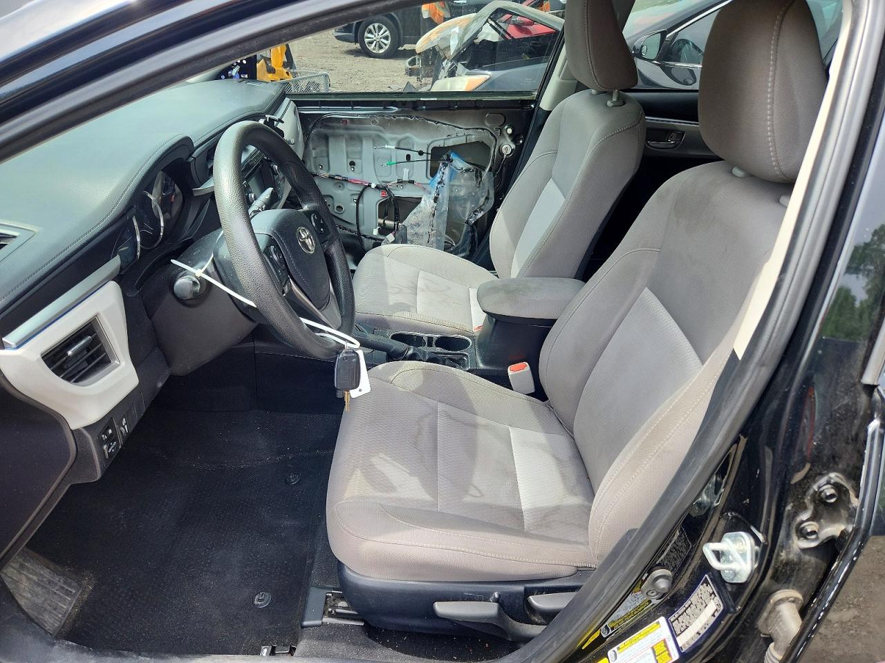 2015 Toyota Corolla Le Black vin: 2T1BURHE1FC245504