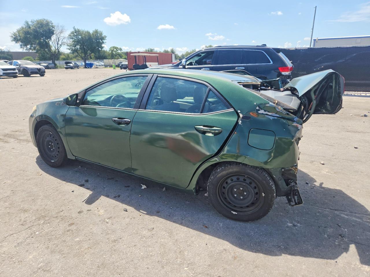 2015 Toyota Corolla Le Green vin: 2T1BURHE1FC255532