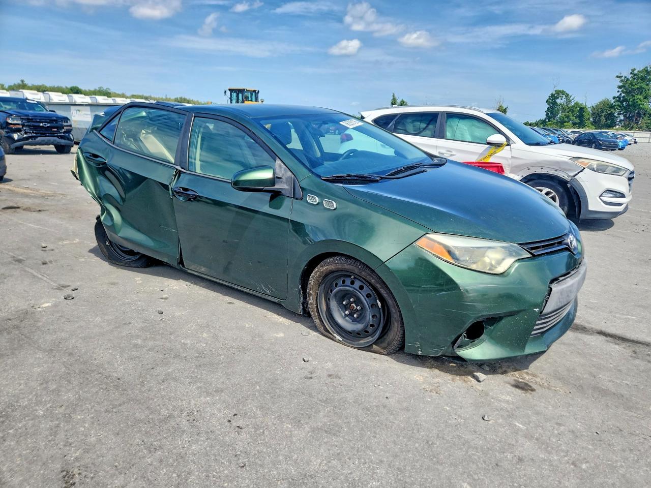 2015 Toyota Corolla Le Green vin: 2T1BURHE1FC255532
