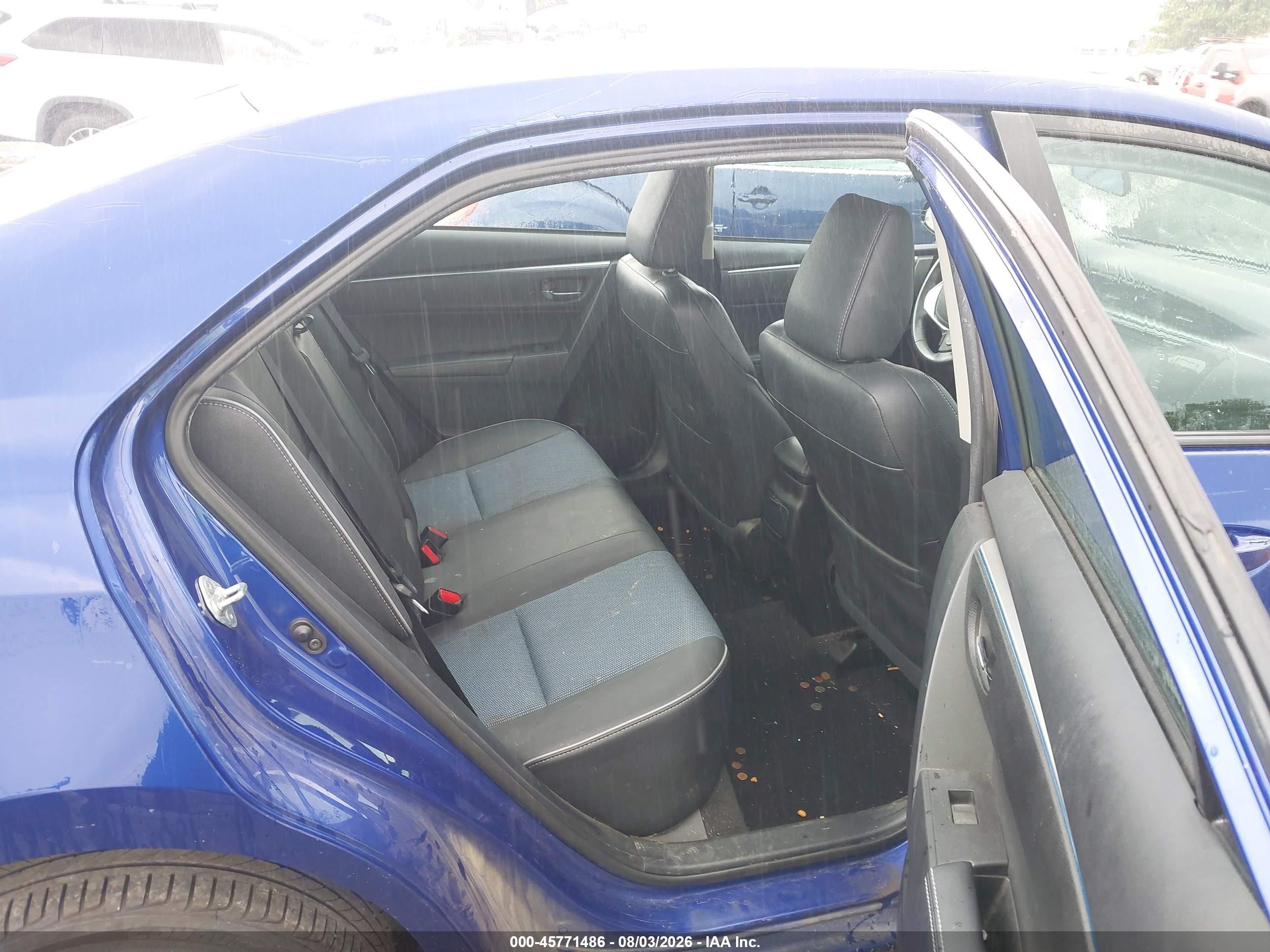 2015 Toyota Corolla S Plus Blue vin: 2T1BURHE1FC265476