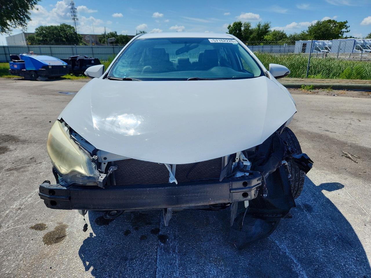 2015 Toyota Corolla S White vin: 2T1BURHE1FC271522