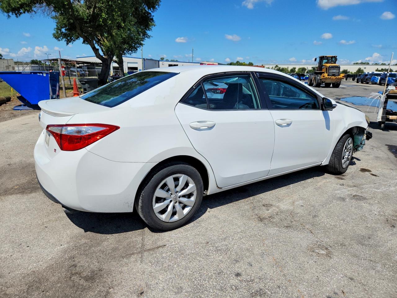 2015 Toyota Corolla S White vin: 2T1BURHE1FC271522