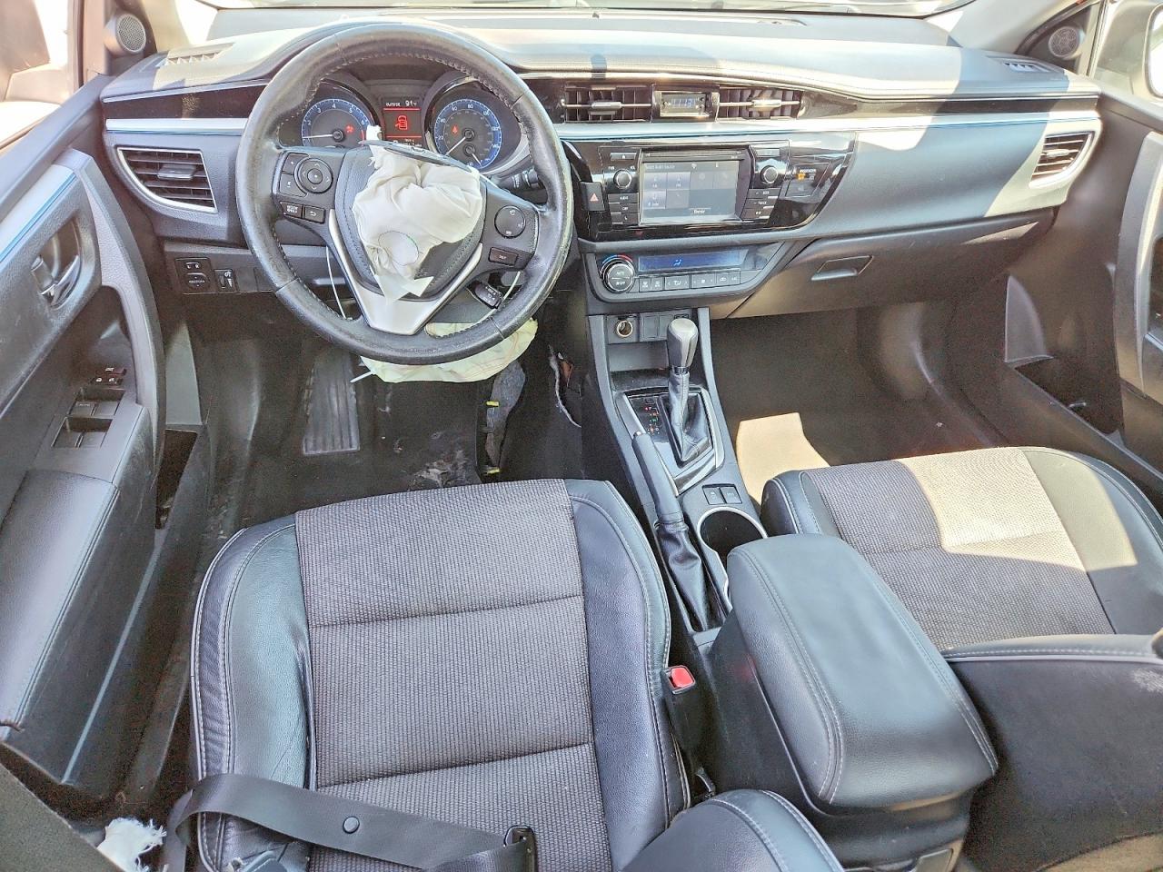 2015 Toyota Corolla S White vin: 2T1BURHE1FC271522