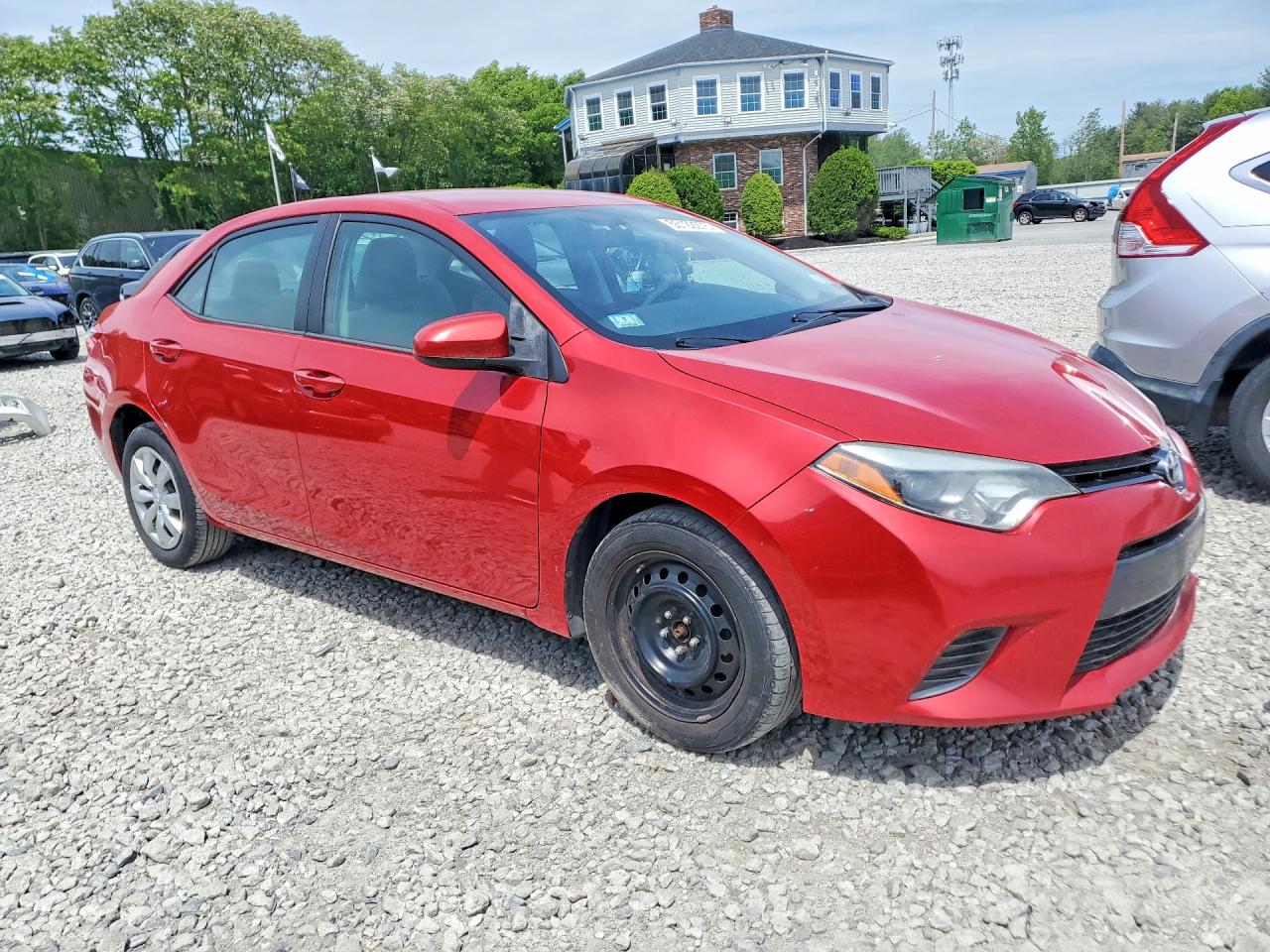 2015 Toyota Corolla Le Red vin: 2T1BURHE1FC278440