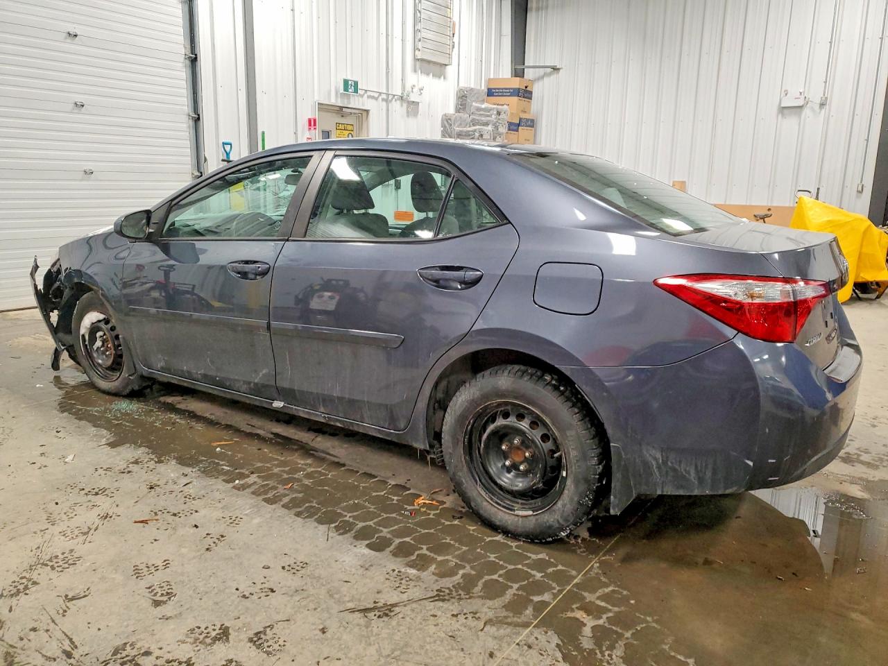 2015 Toyota Corolla L Blue vin: 2T1BURHE1FC283962