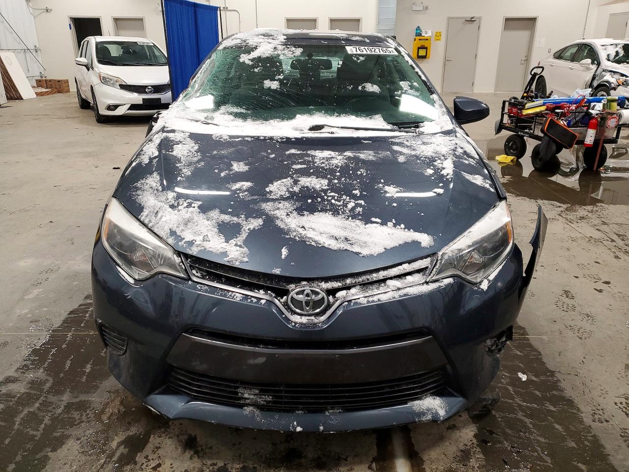 2015 Toyota Corolla L Blue vin: 2T1BURHE1FC283962