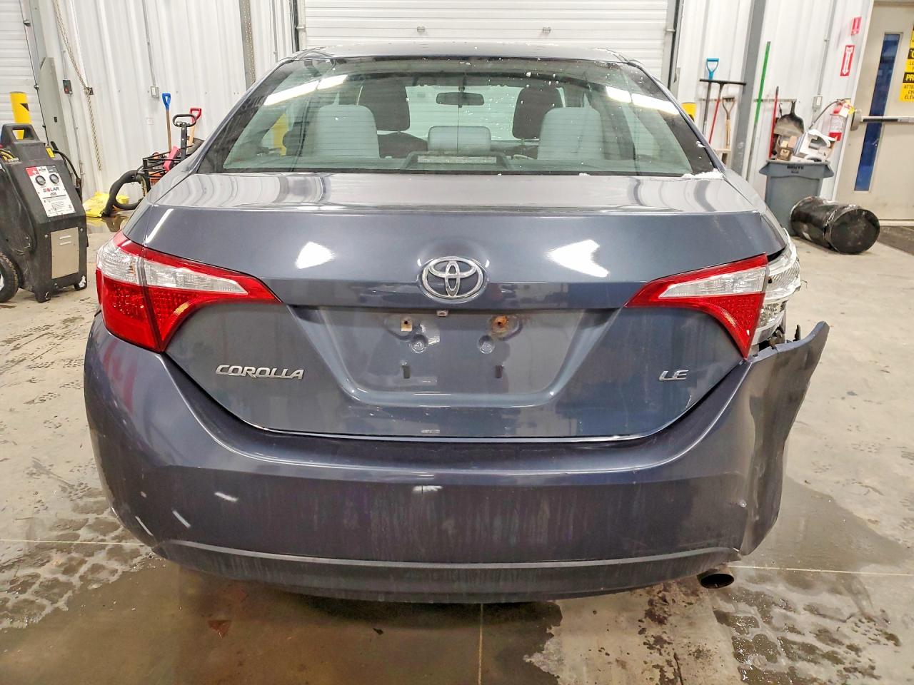 2015 Toyota Corolla L Blue vin: 2T1BURHE1FC283962