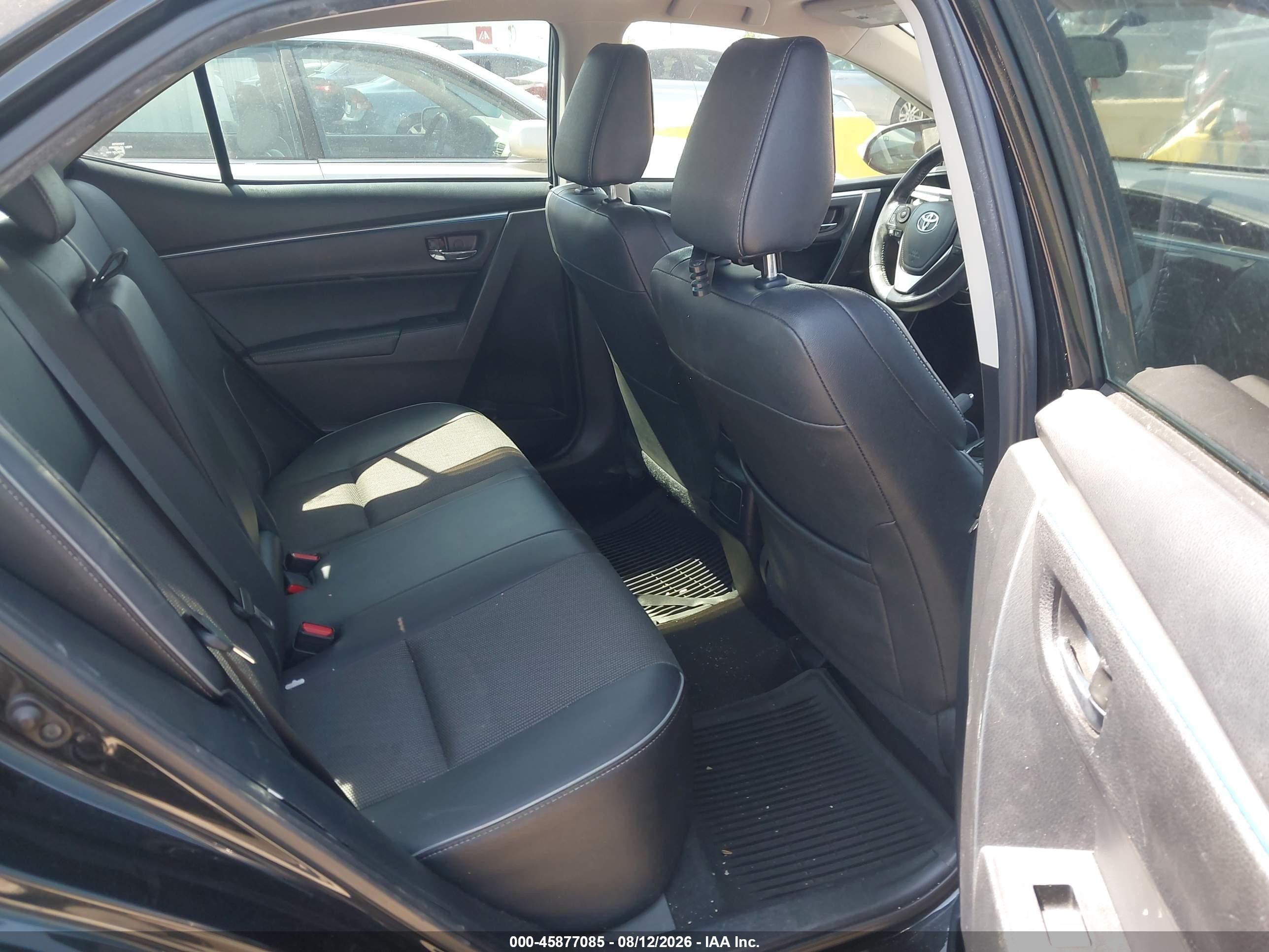 2015 Toyota Corolla S Plus Черный vin: 2T1BURHE1FC284657