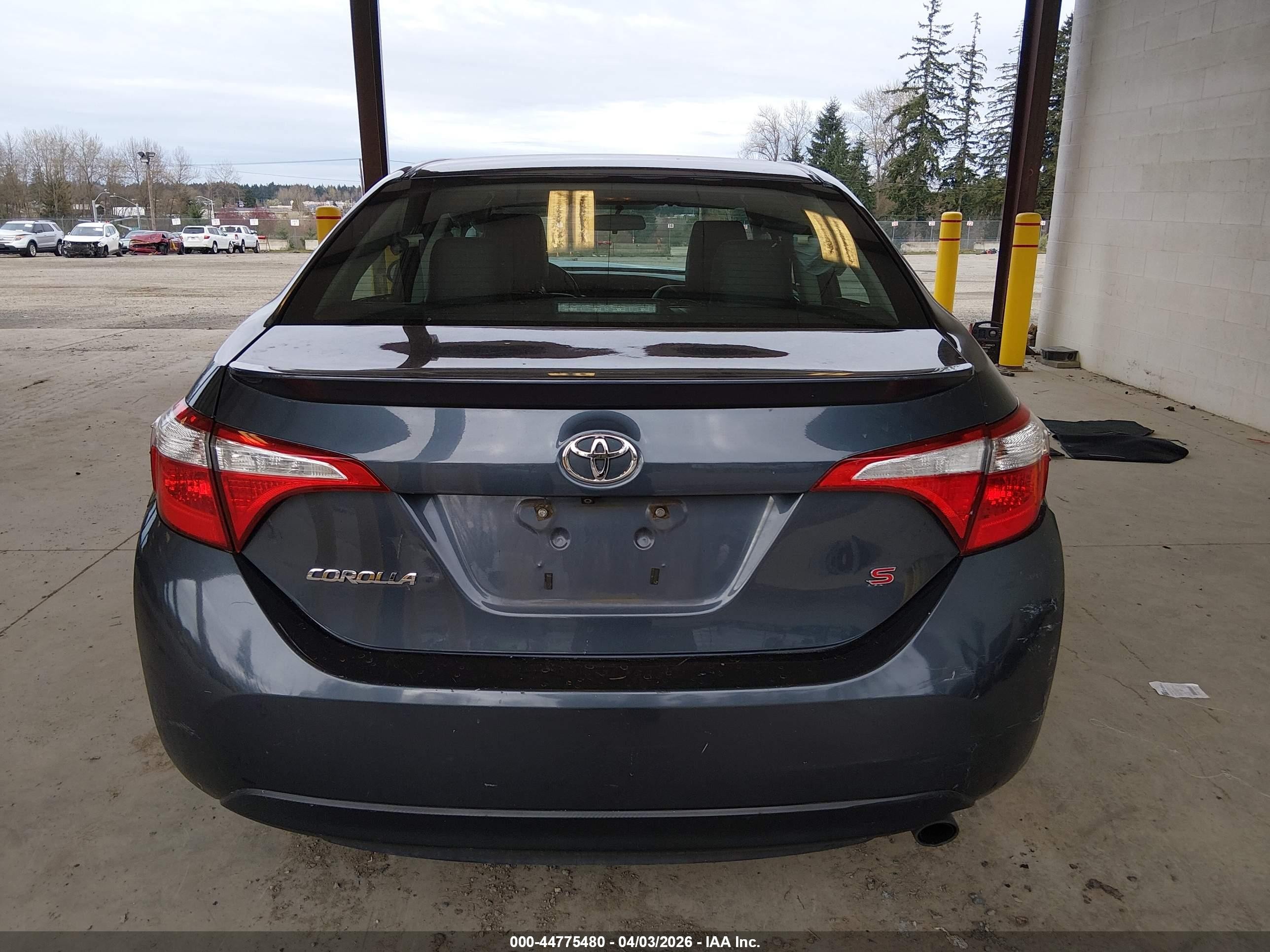 2015 Toyota Corolla S Plus Dark Blue vin: 2T1BURHE1FC293150