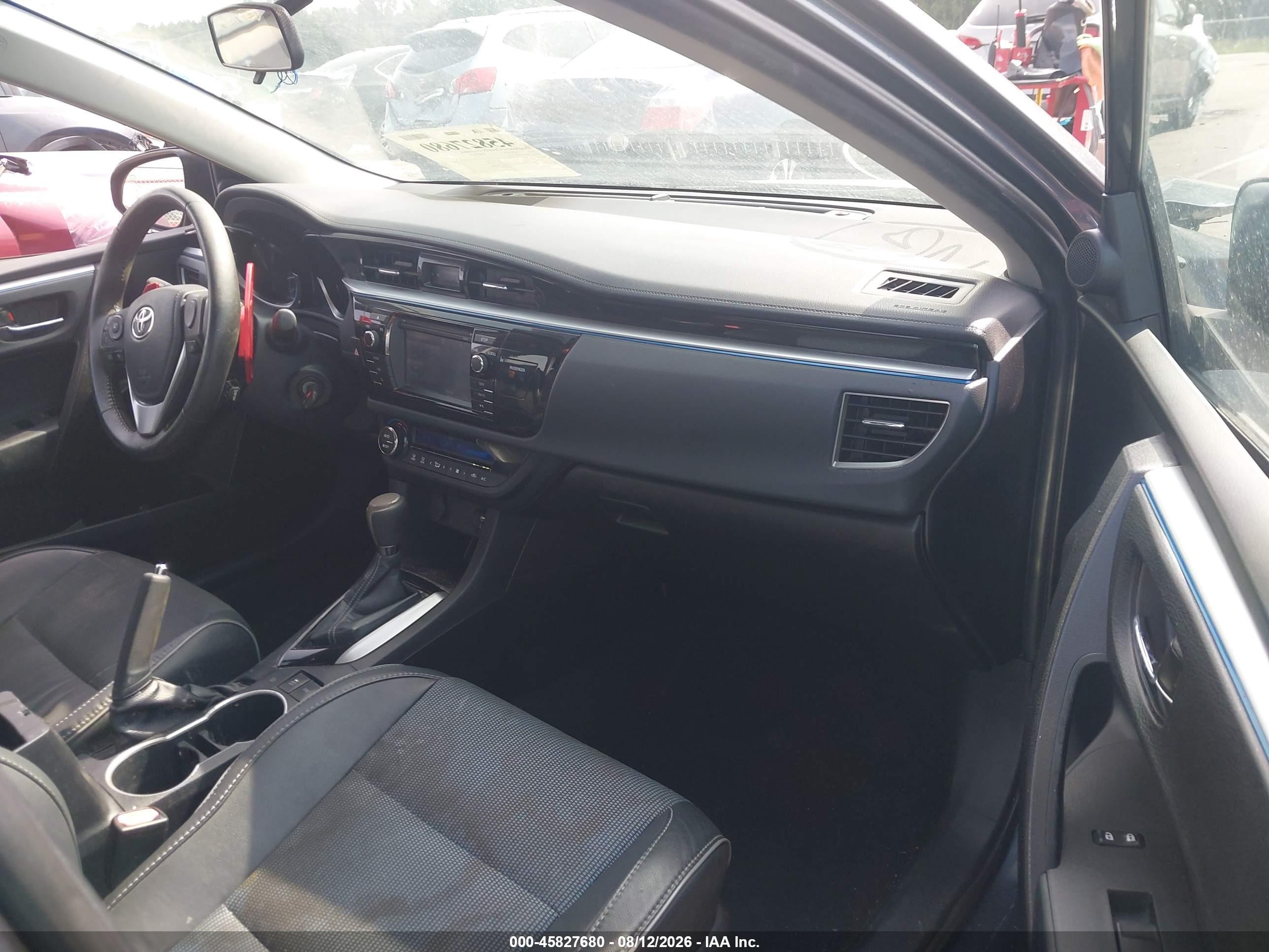 2015 Toyota Corolla S Plus Blue vin: 2T1BURHE1FC317754